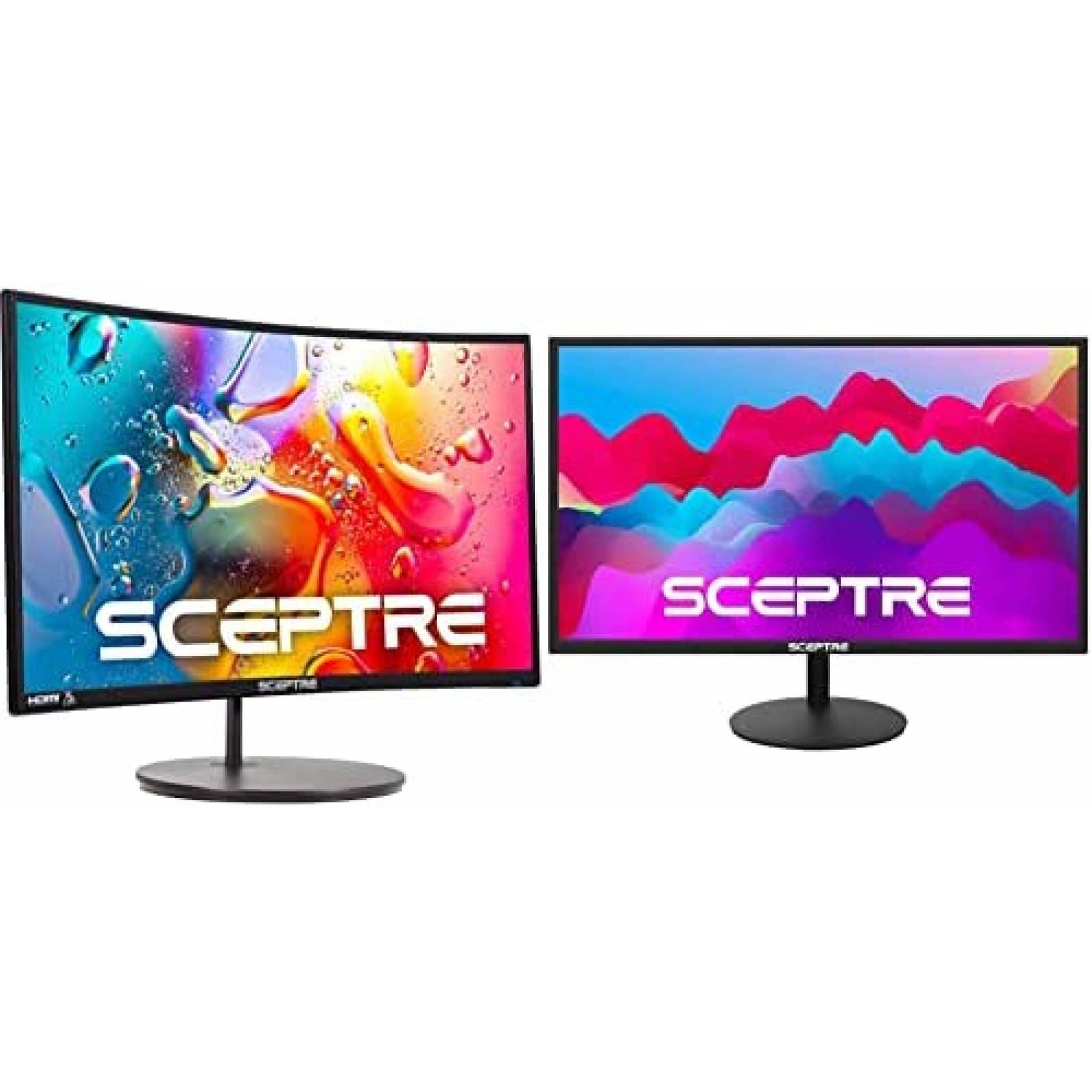 Kit de 2 Monitores Spectre Curvo 27'' & 27'' Gamer FHD