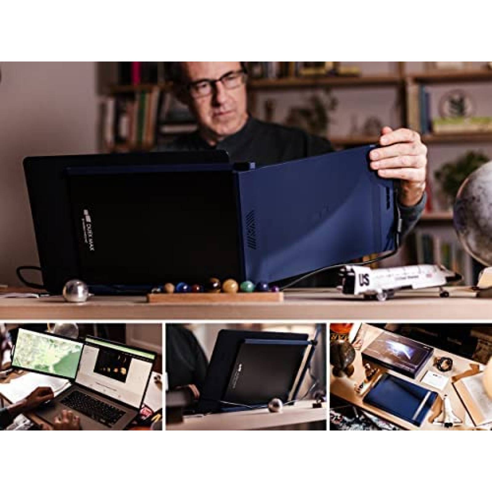 Monitor Duex Mobile Pixels Max 14.1'' FHD 1080P 60Hz -Negro