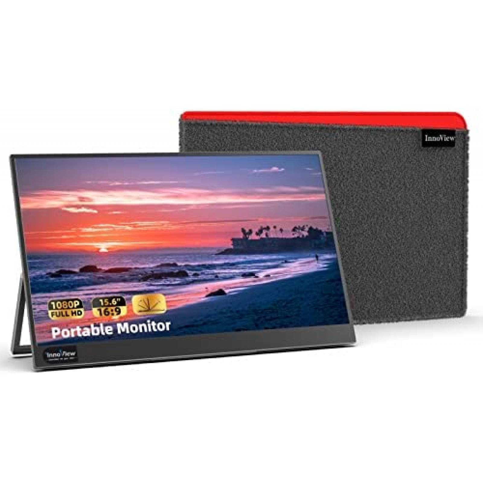 Monitor Portatil InnoView 15.6'' FHD 1080p IPS HDR 180