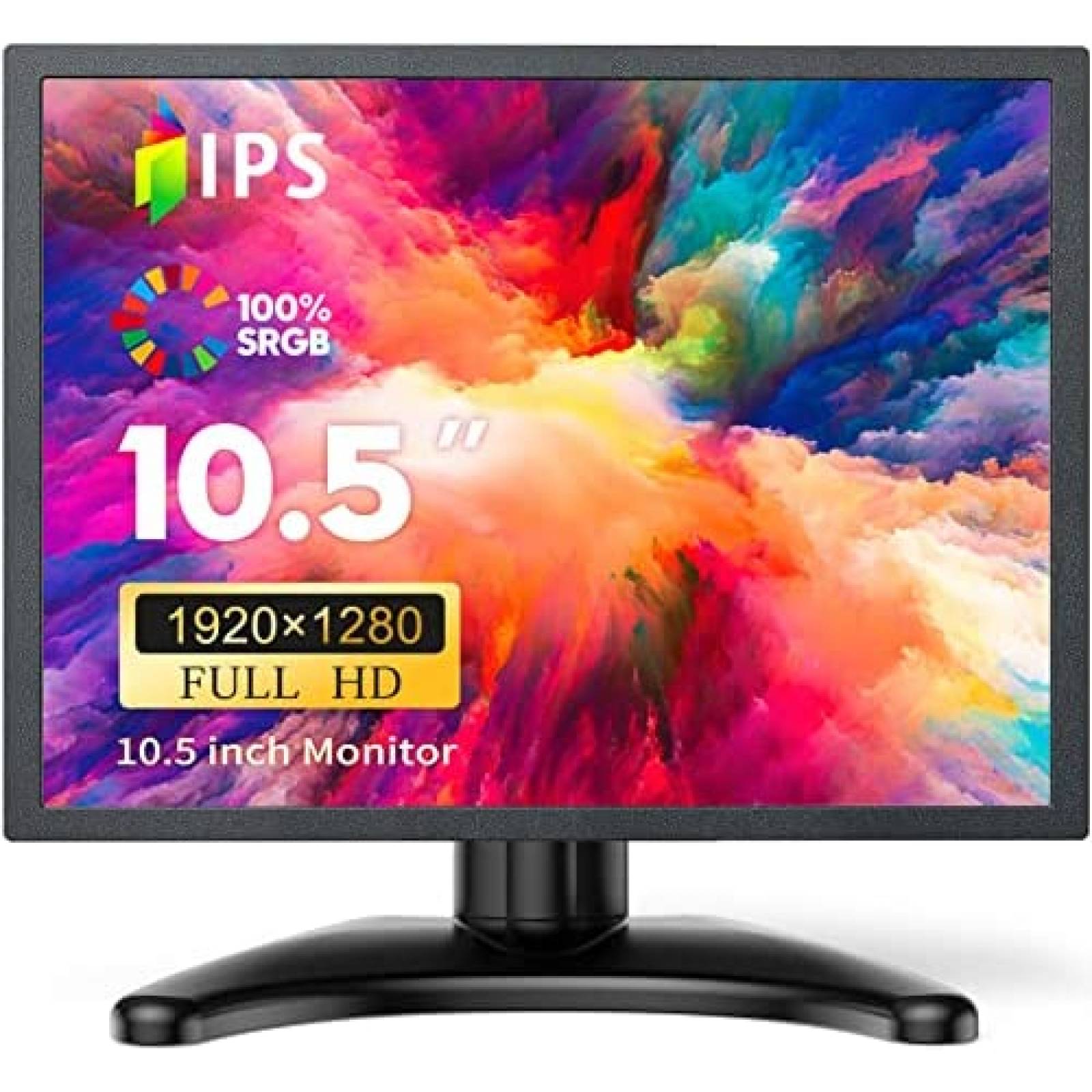 Monitor Miktver 10.5'' Touch FHD IPS sRGB VGA HDMI 3.5mm