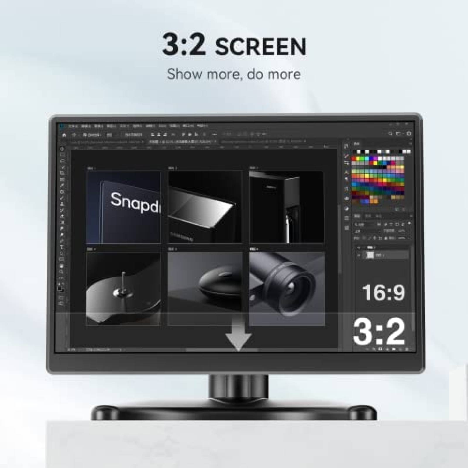 Monitor Eyoyo 10.5'' FHD 60Hz 100% sRGB 3:2 IPS HDMI VGA