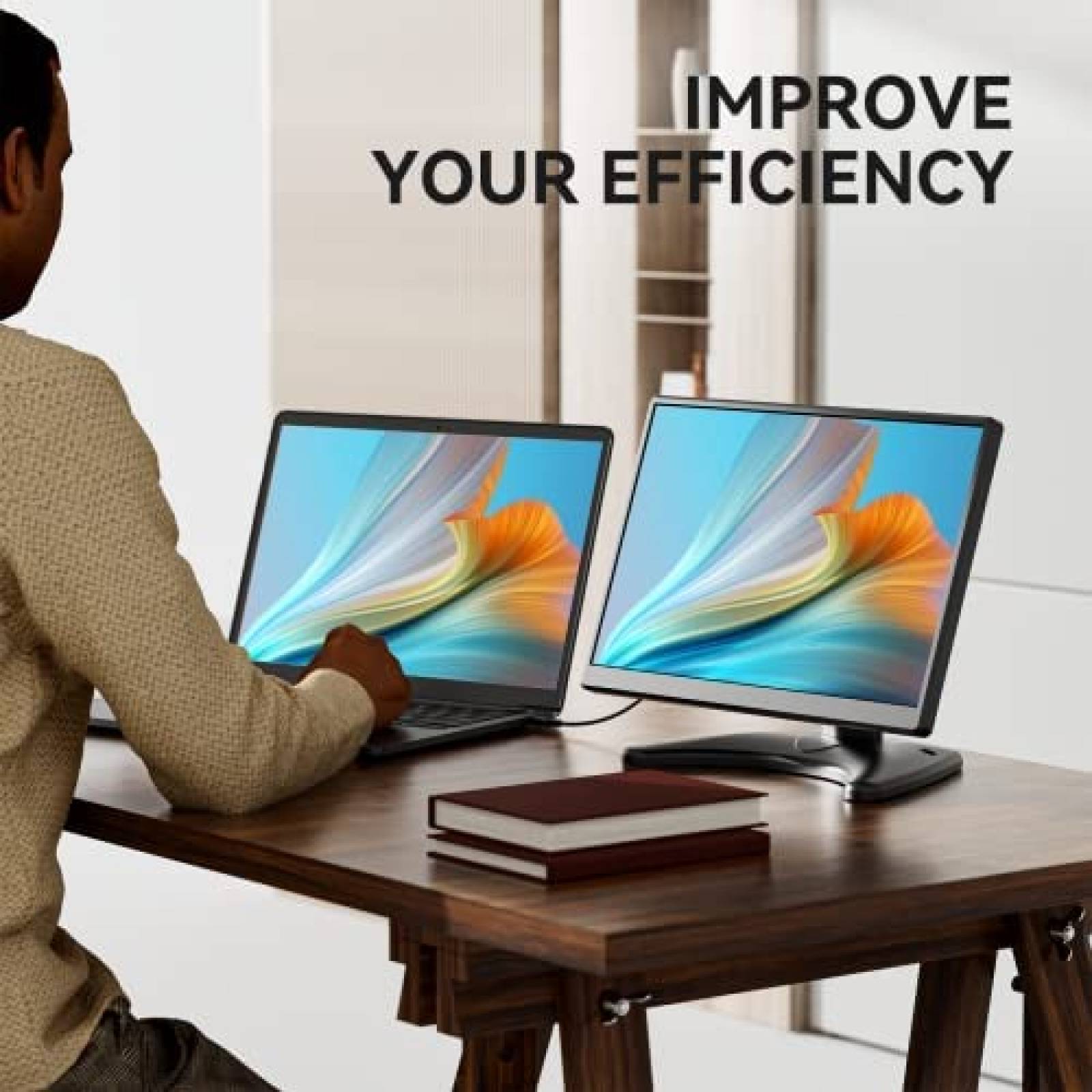 Monitor Eyoyo 10.5'' FHD 60Hz 100% sRGB 3:2 IPS HDMI VGA