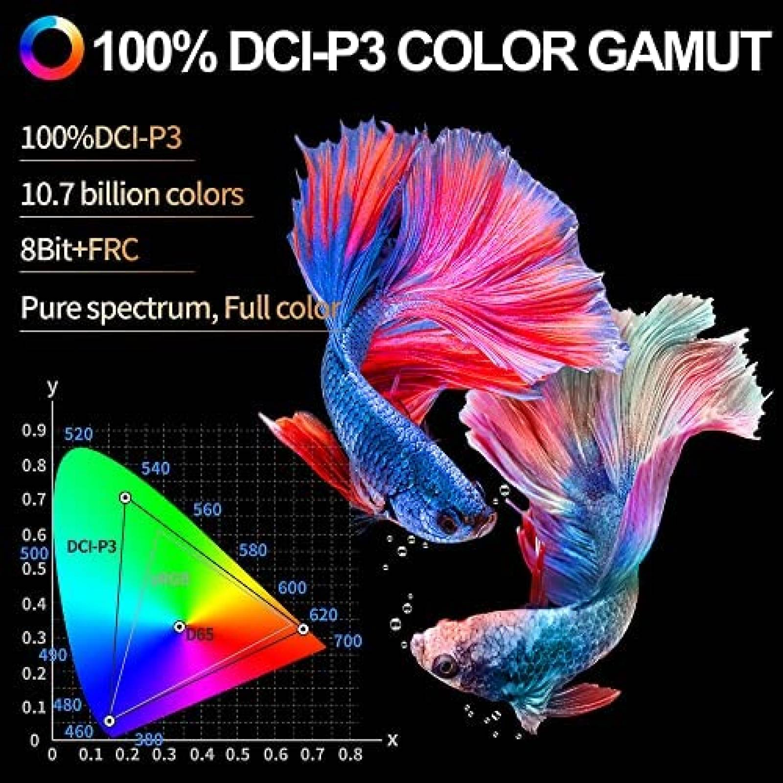 Monitor Portatil C-FORCE 15.6'' OLED 4K 60Hz -Negro