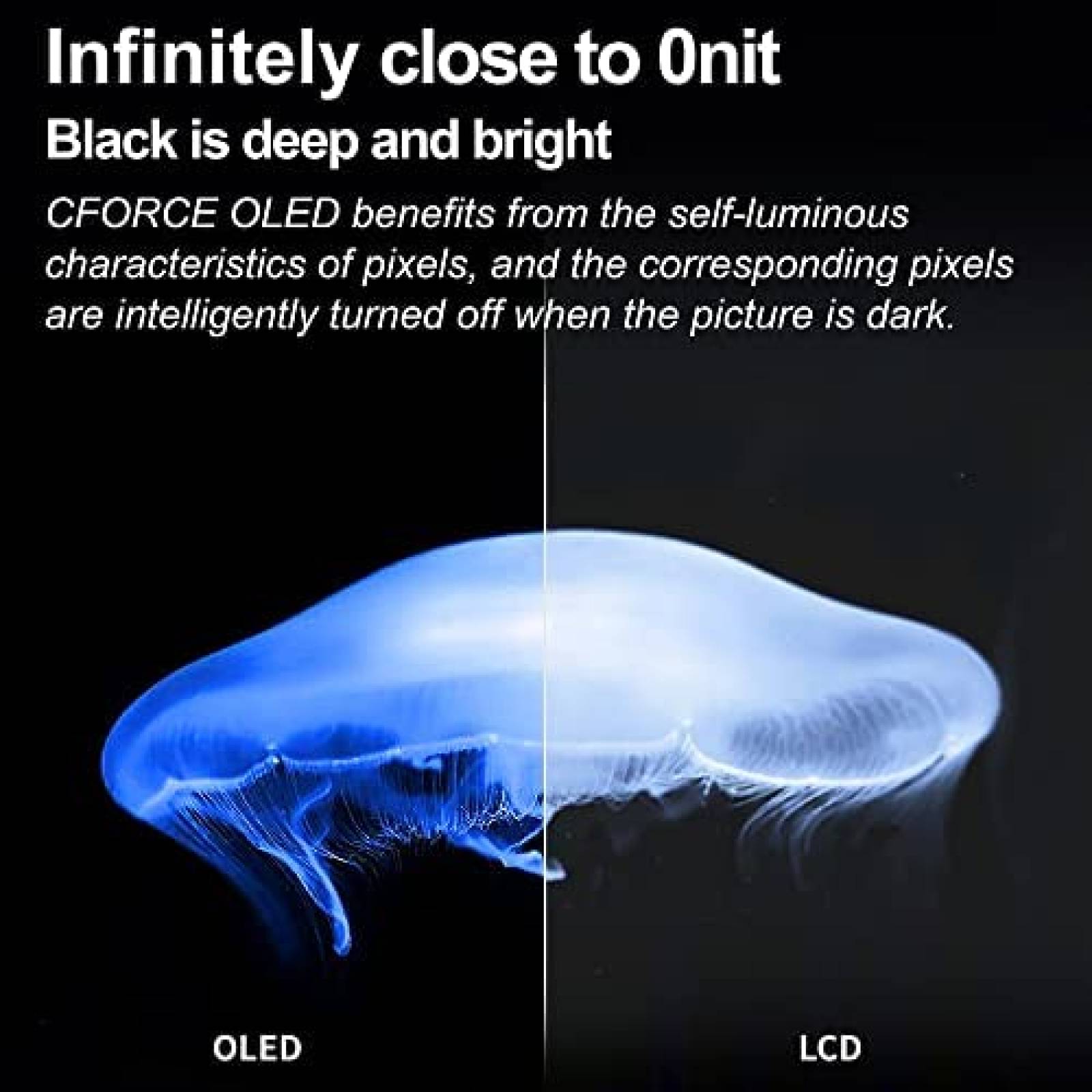 Monitor Portatil C-FORCE 15.6'' OLED 4K 60Hz -Negro