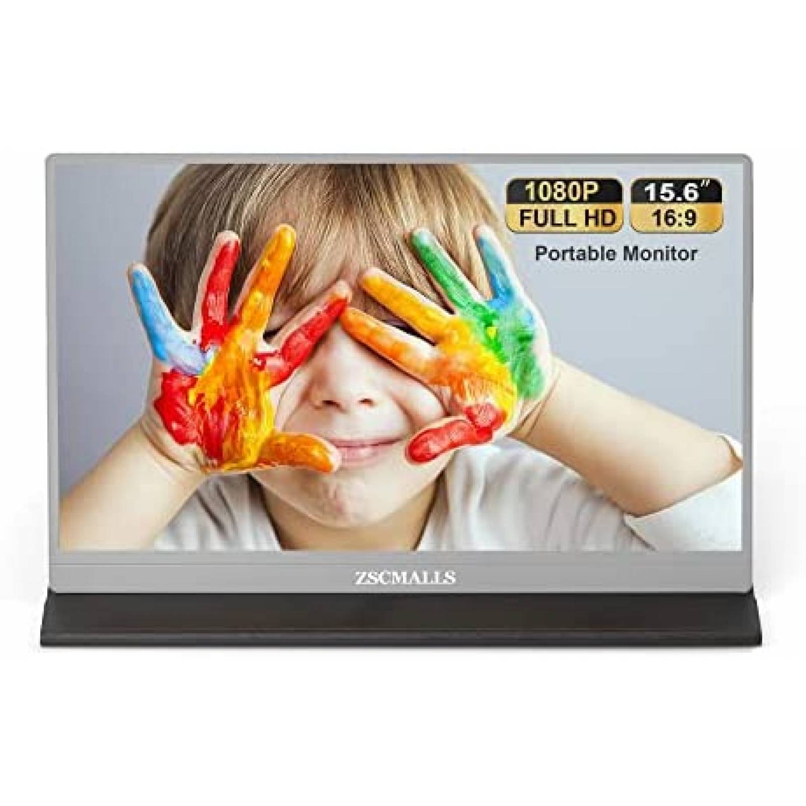 Monitor Portatil ZSCMALLS 15.6'' FHD USB C Mini HDMI VESA