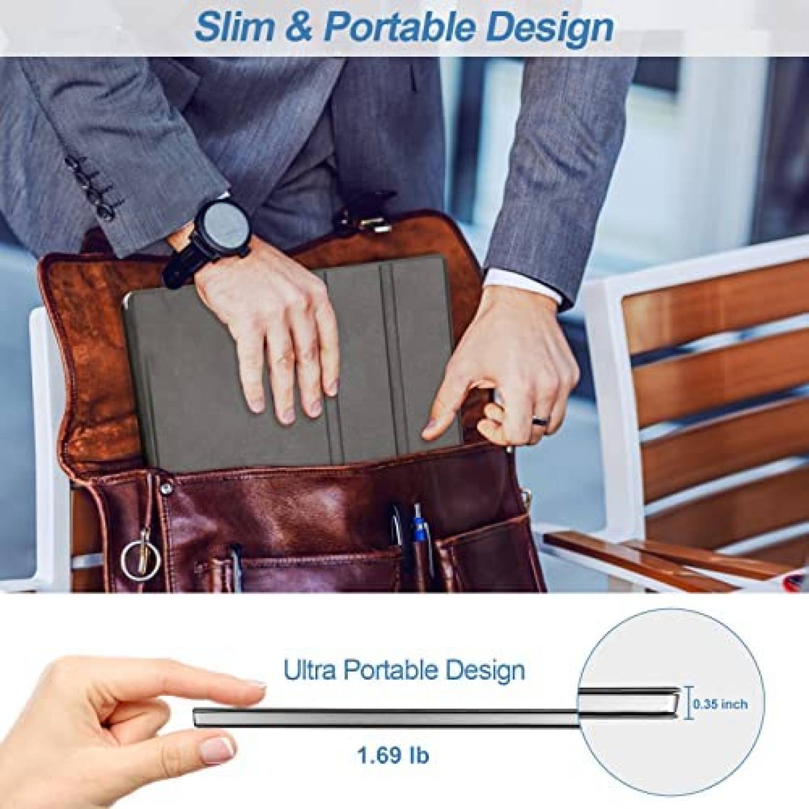 Monitor Portatil ZSCMALLS 15.6'' FHD USB C Mini HDMI VESA