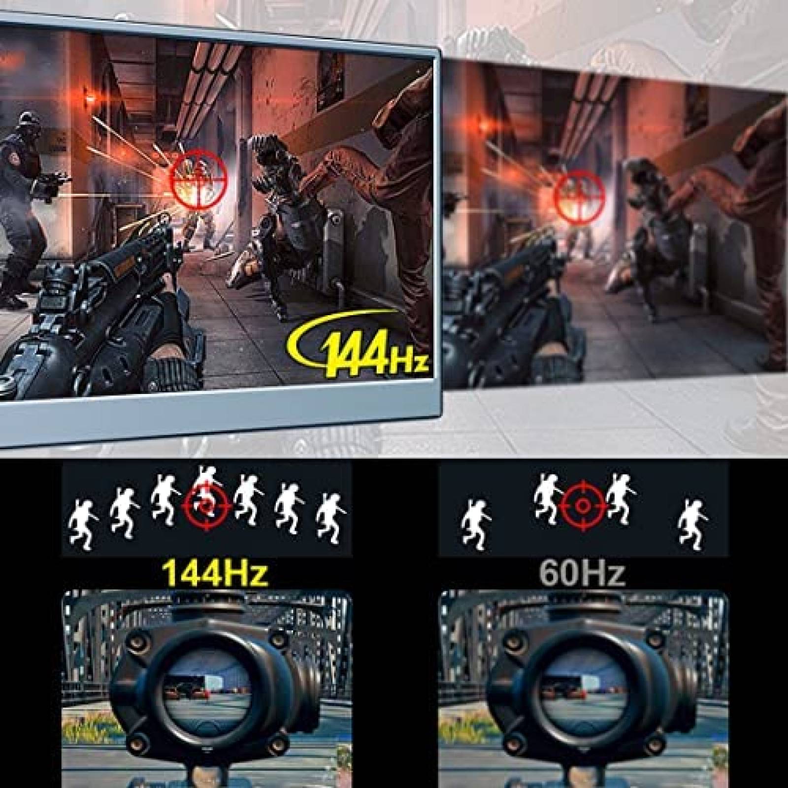 Monitor Portatil Magedok 144Hz 15.6" FHD para Laptop Celular