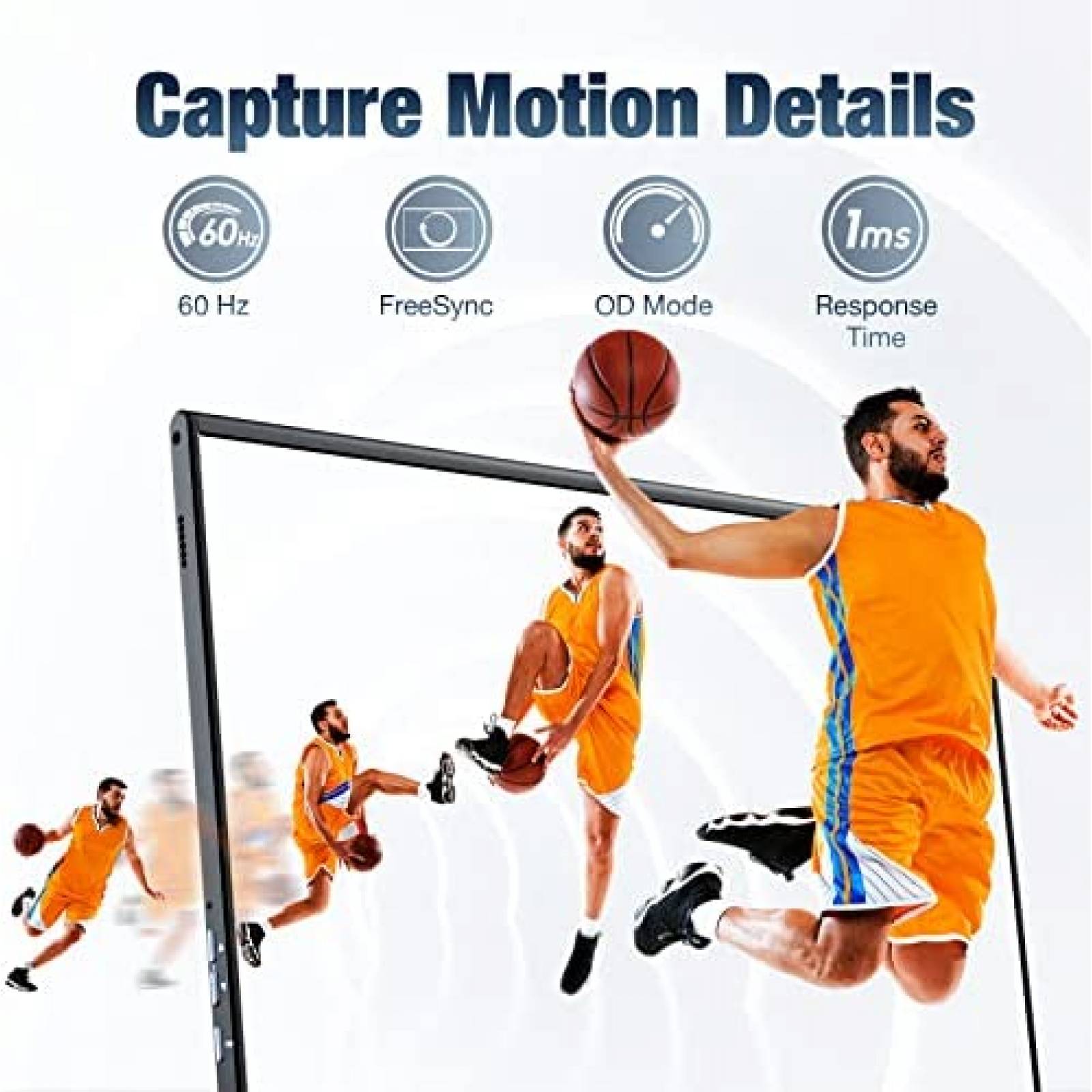 Monitor Portatil DEPGI QLED 15.6" 1080P FHD HDR -Negro