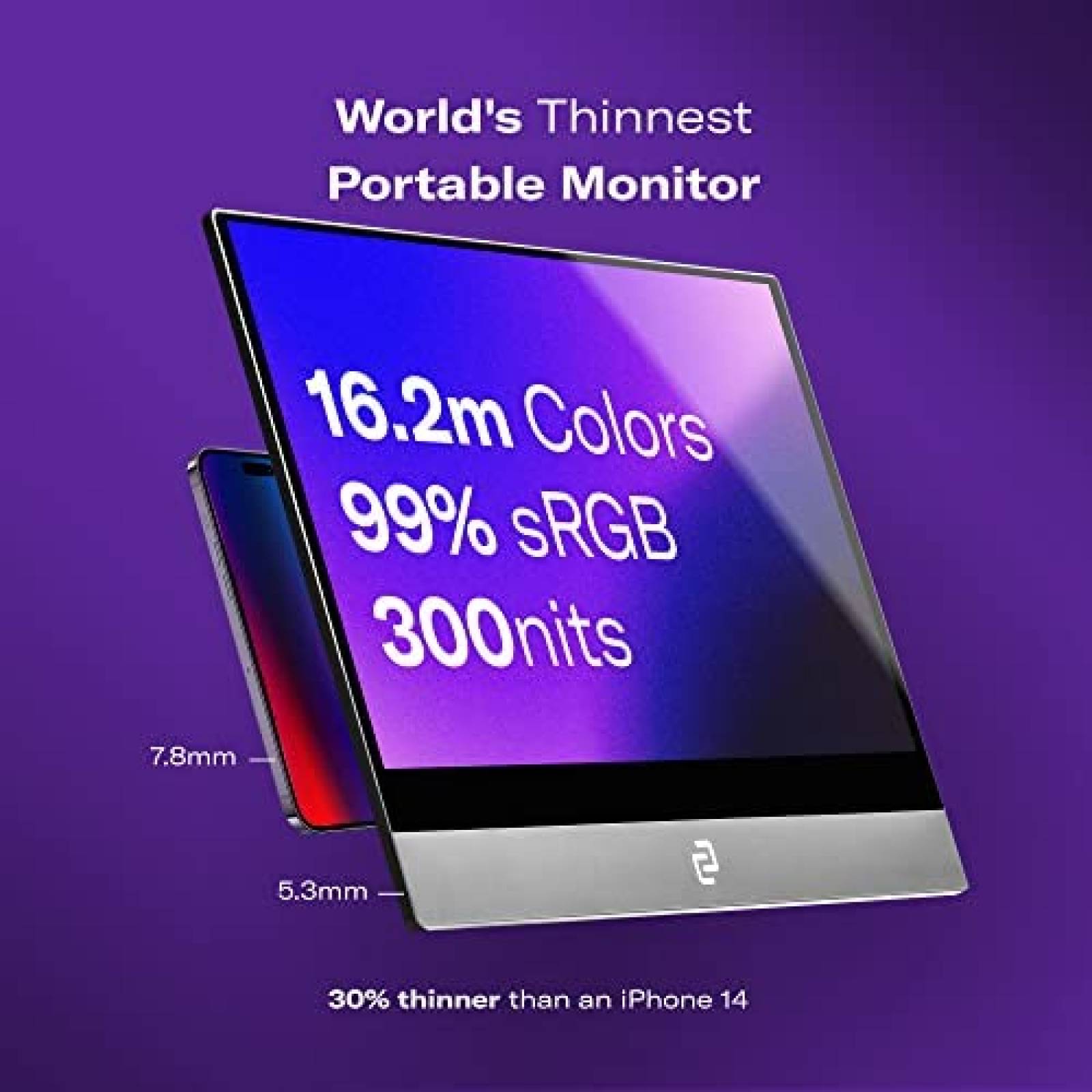 Monitor Portatil espresso Displays Touh 13.3'' 1080p FHD