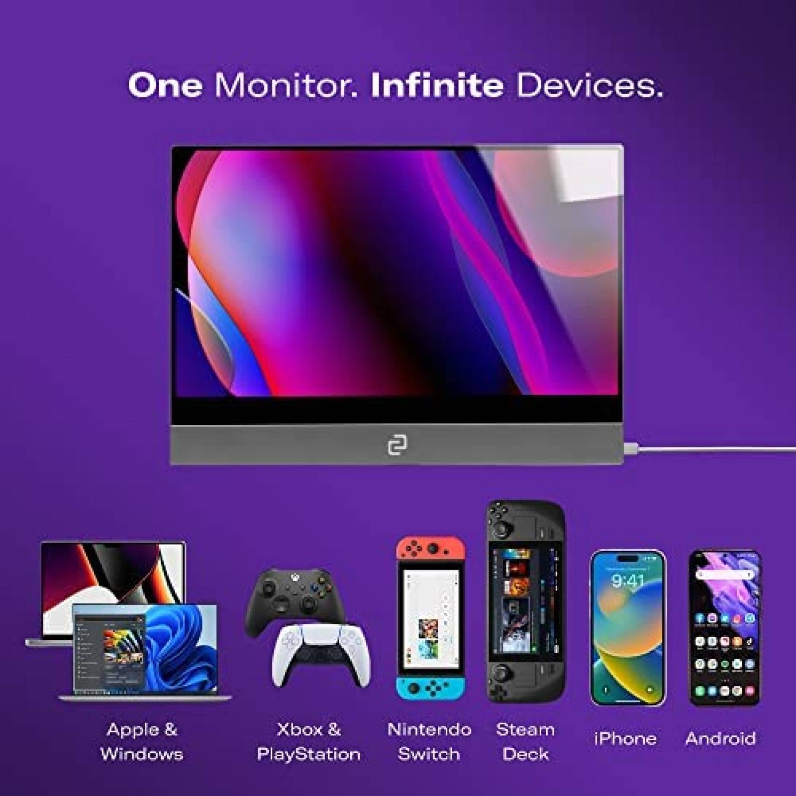 Monitor Portatil espresso Displays Touh 13.3'' 1080p FHD