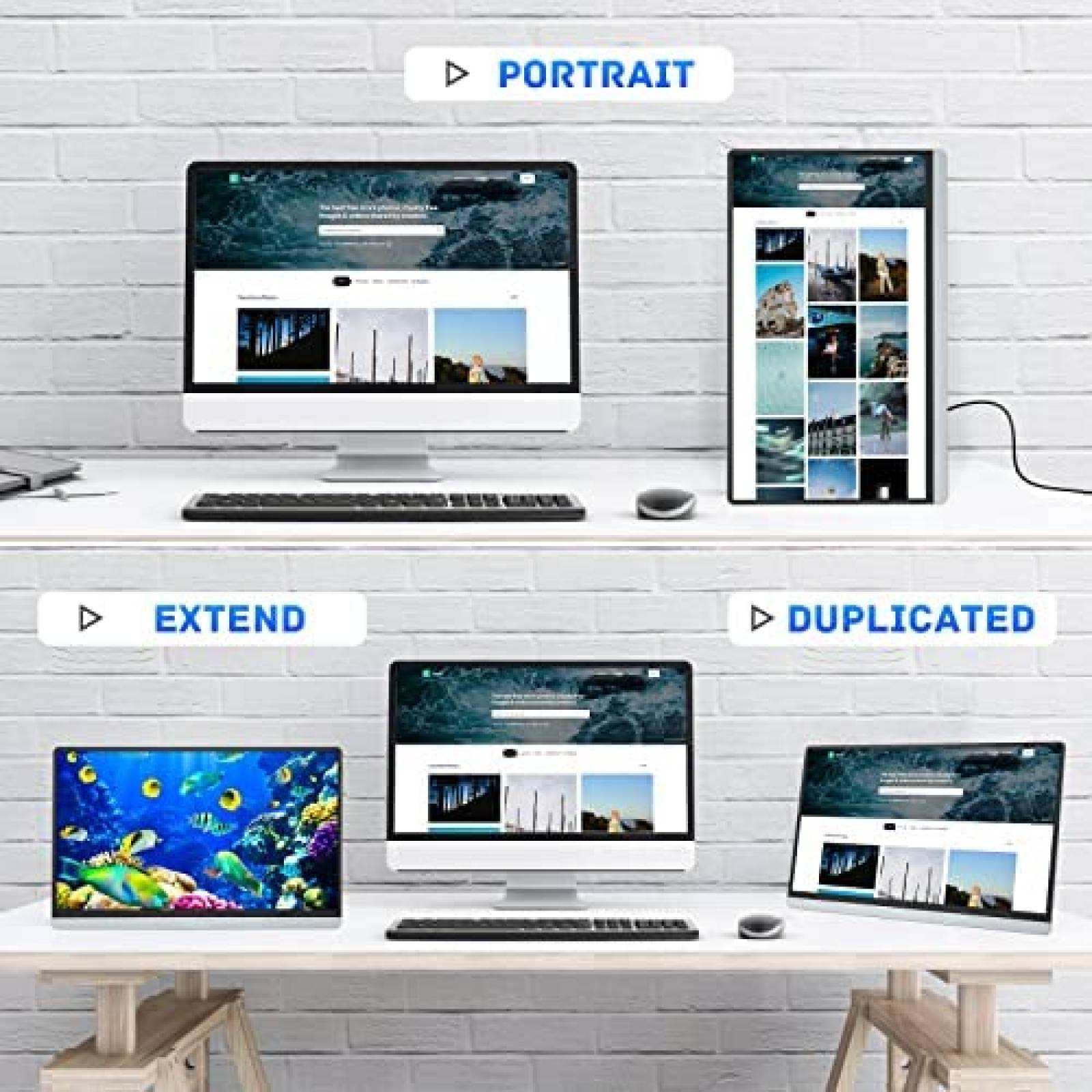 Monitor Portatil INOO 16.1'' FHD 1080p USB-C 60Hz -Gris