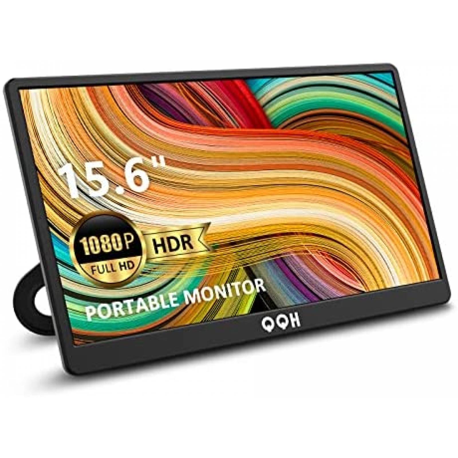 Monitor Portatil QQH Z1-9 15.6" 1080P FHD USB C HDMI 60Hz