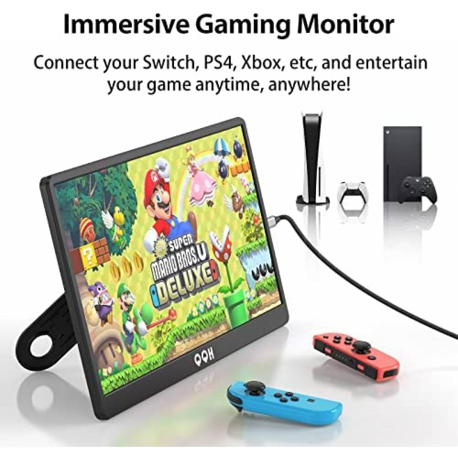 Monitor Portatil QQH Z1-9 15.6" 1080P FHD USB C HDMI 60Hz