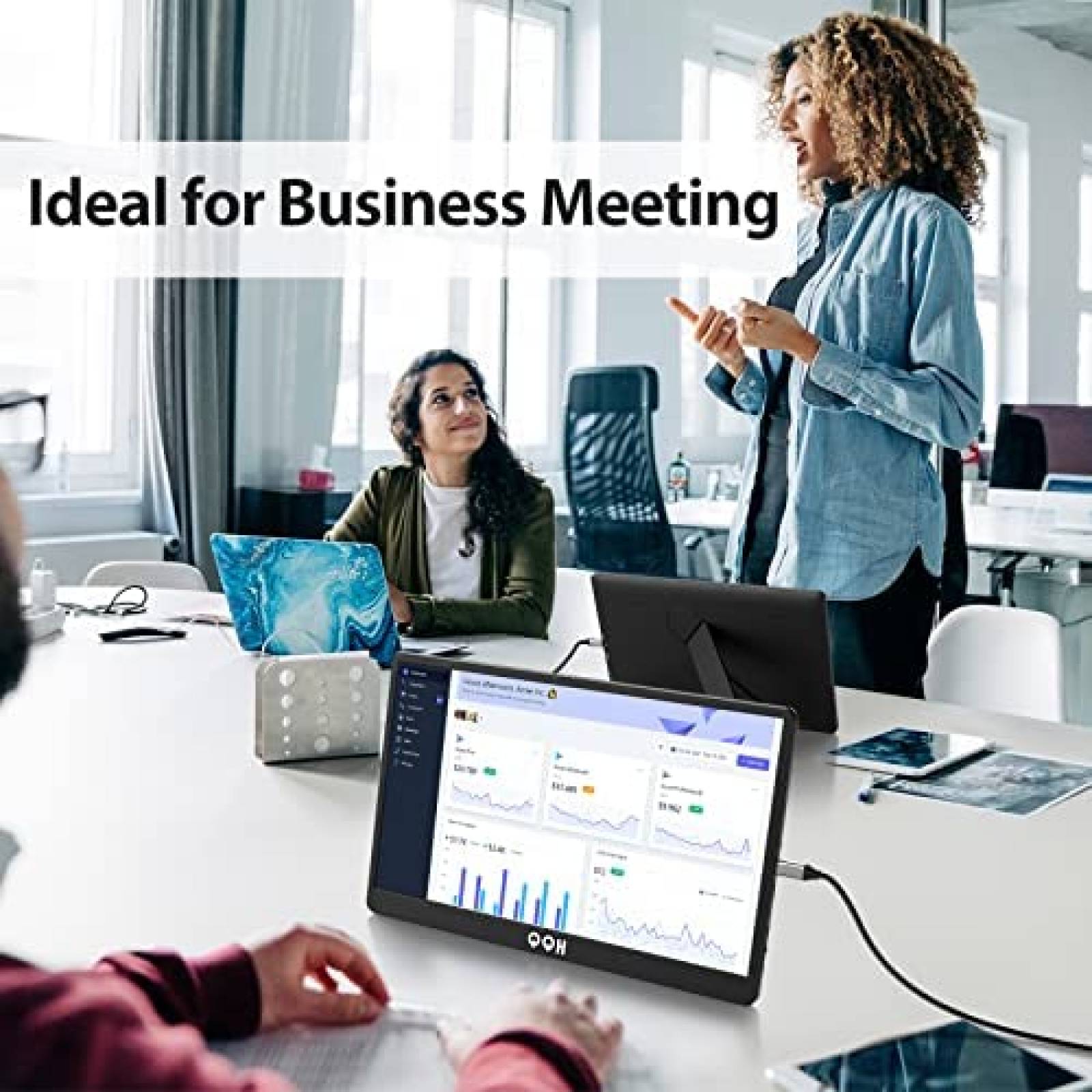 Monitor Portatil QQH Z1-9 15.6" 1080P FHD USB C HDMI 60Hz