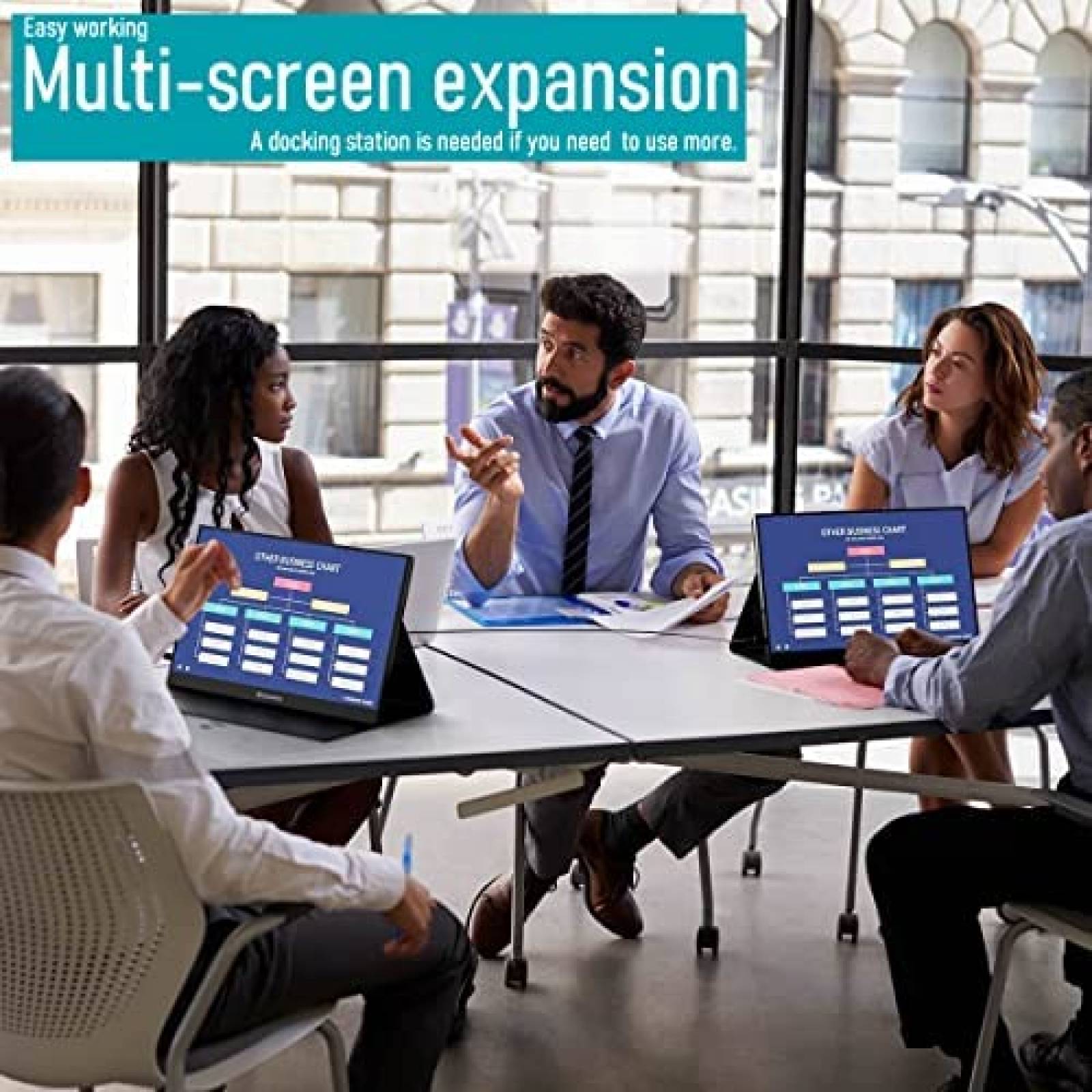 Monitor Portatil Bimawen 17.3'' sRGB 1080p 60Hz -Negro