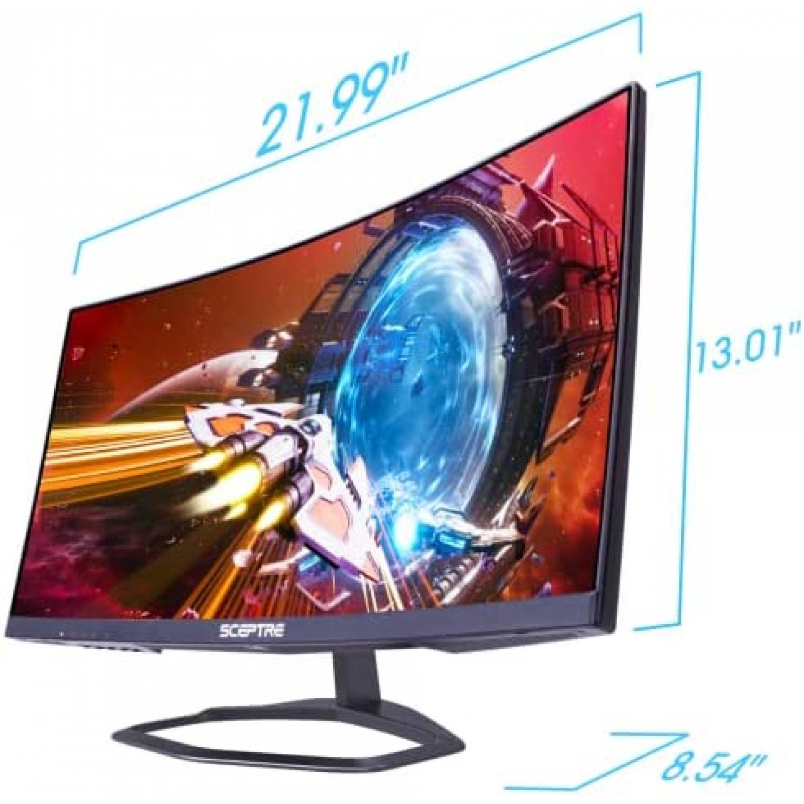 Monitor Curvo Gamer Sceptre 24.5'' 240Hz 1080p 1ms -Negro