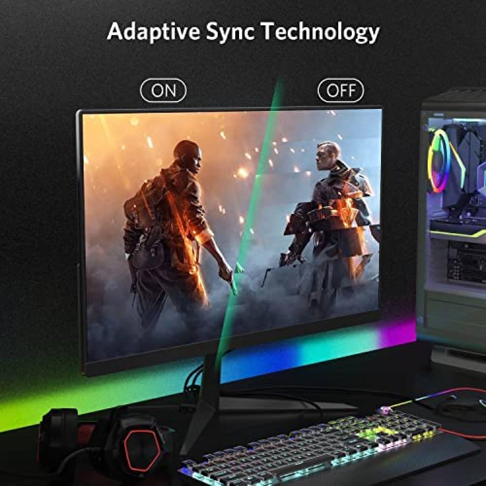 Monitor Fiodio 22'' 144Hz 1920x1080p FHD HDMI -Negro