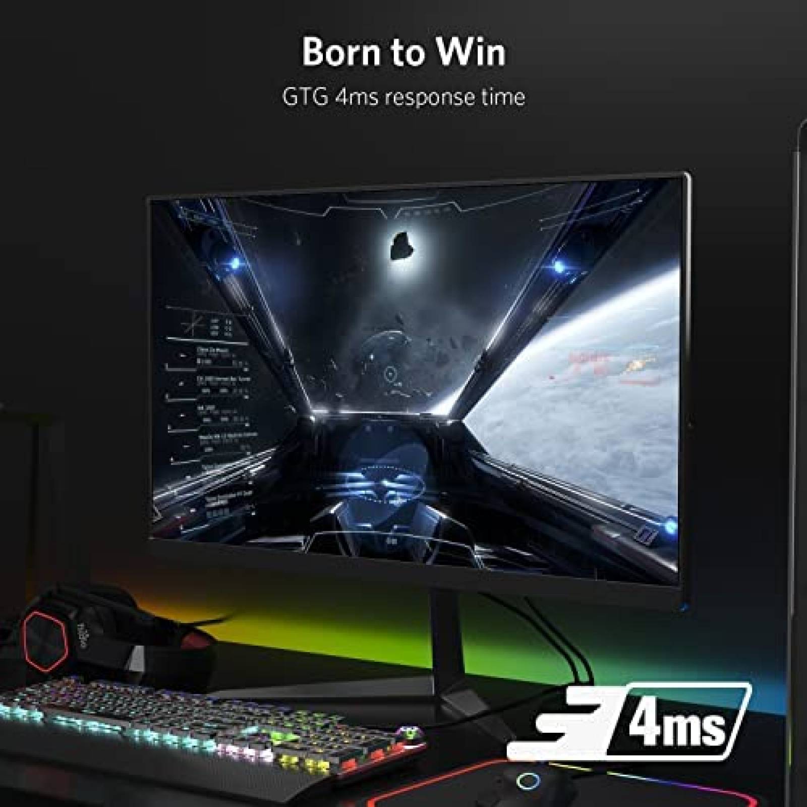 Monitor Fiodio 22'' 144Hz 1920x1080p FHD HDMI -Negro