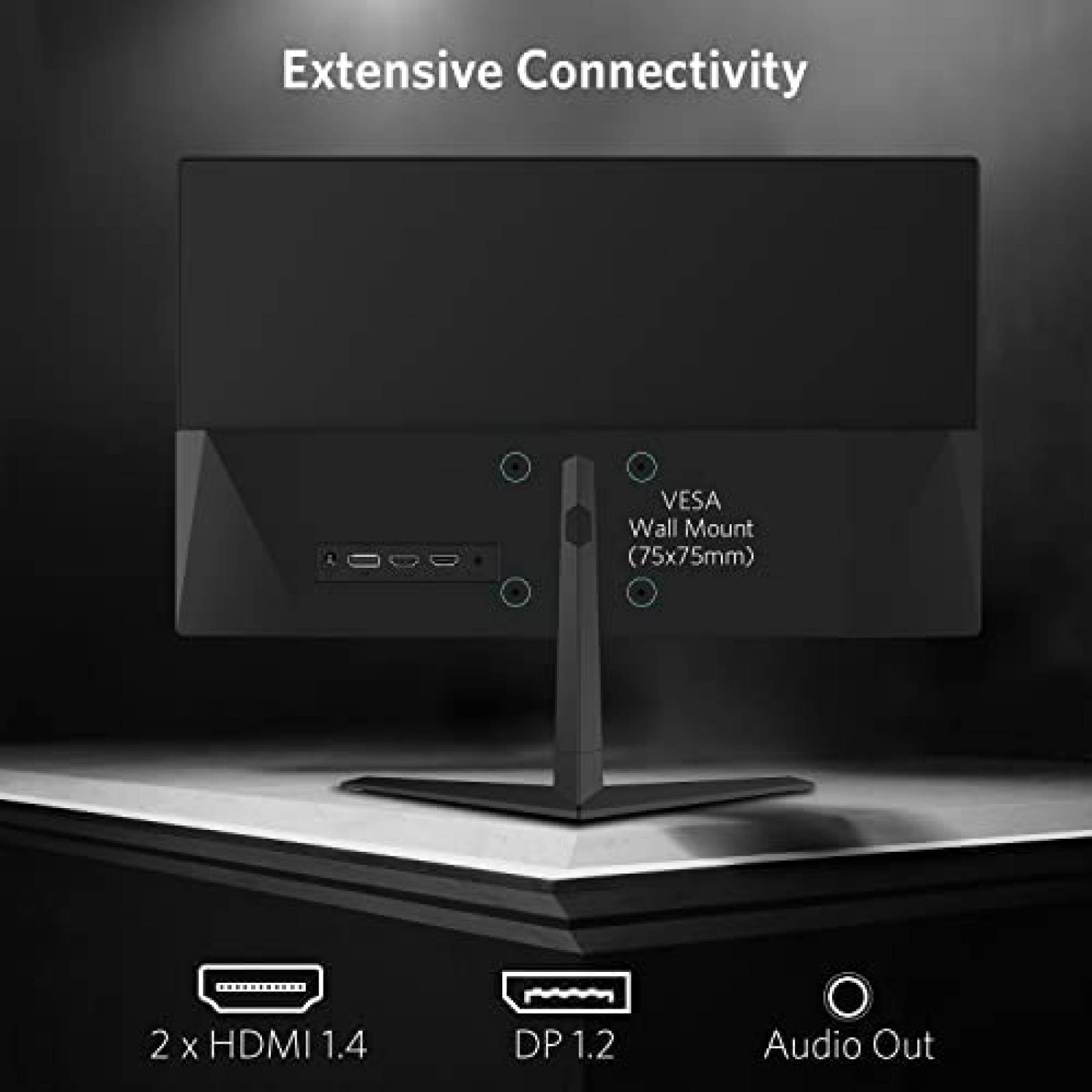 Monitor Fiodio 22'' 144Hz 1920x1080p FHD HDMI -Negro