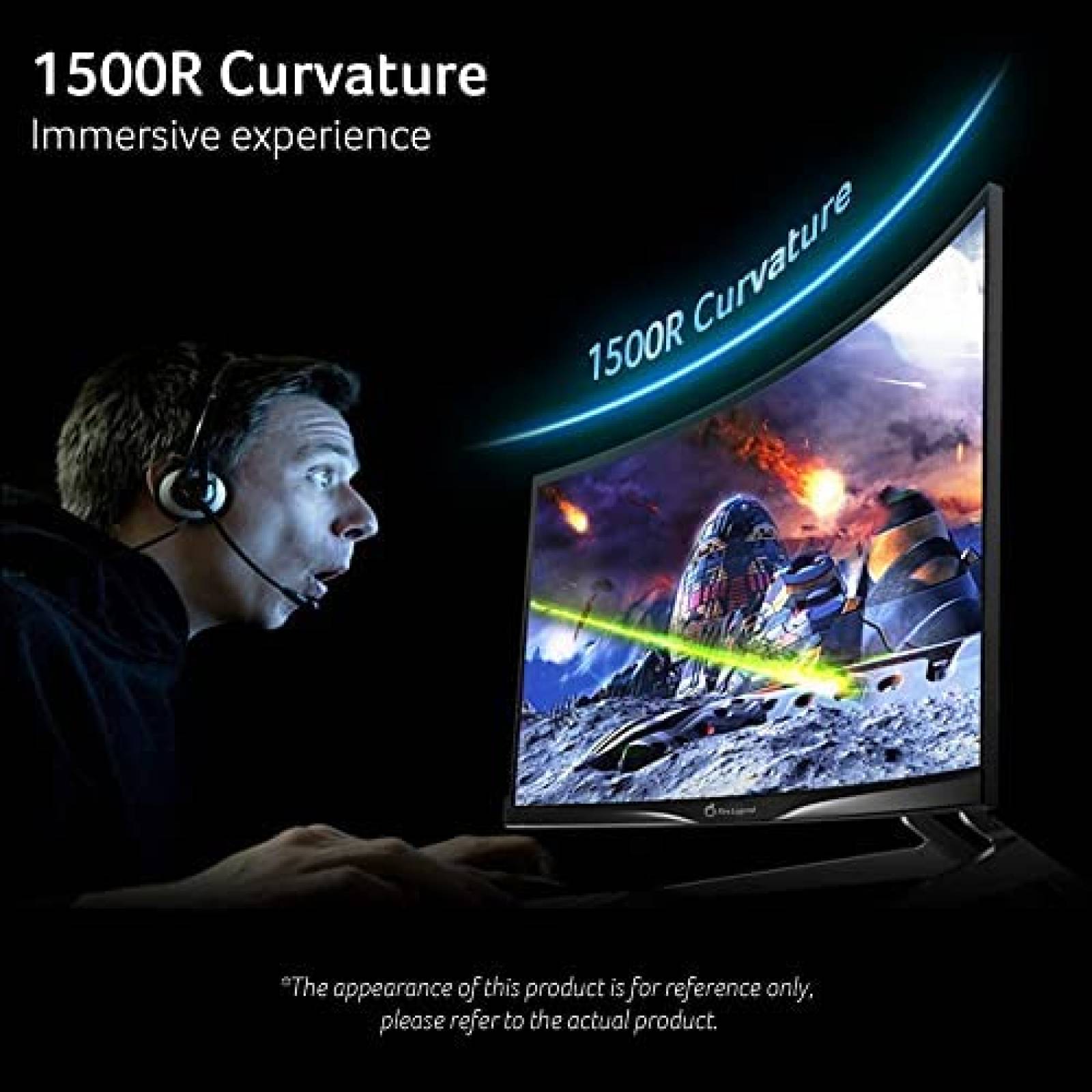 Monitor Gamer Curveado AOPEN Vbiipx 27'' FHD 1080p 165Hz