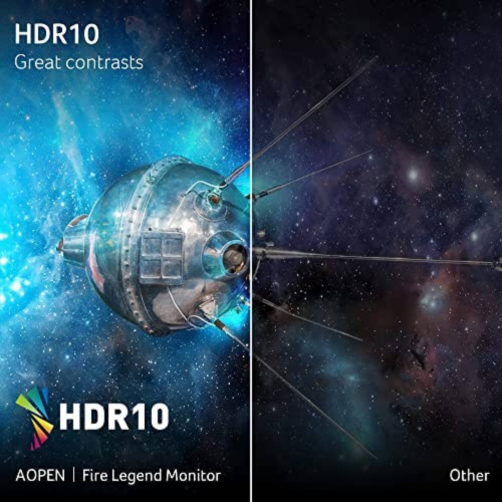 Monitor Gamer Curveado AOPEN Vbiipx 27'' FHD 1080p 165Hz