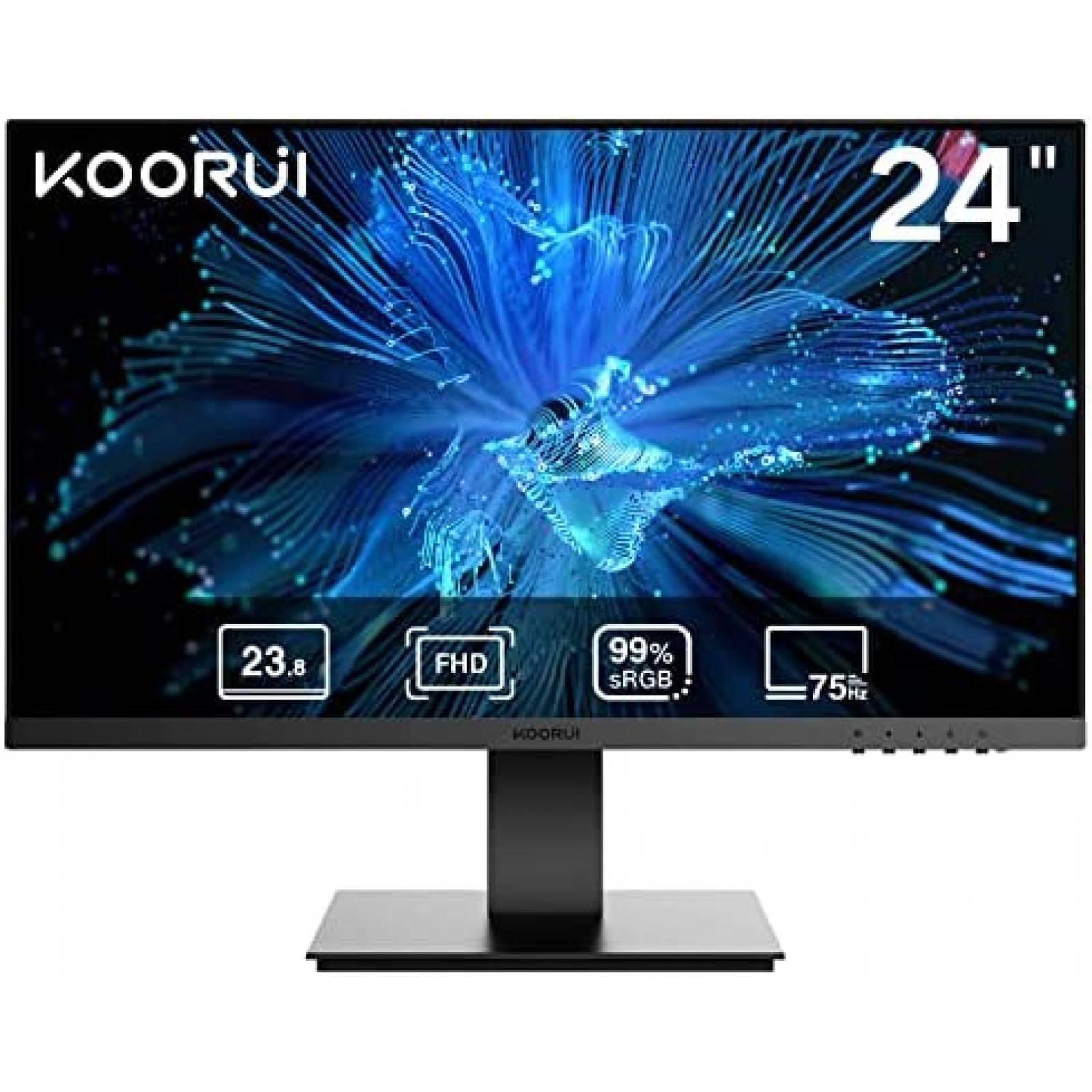 Monitor KOORUI 24N1A 24'' FHD 75Hz 5ms HDMI VGA Freesync