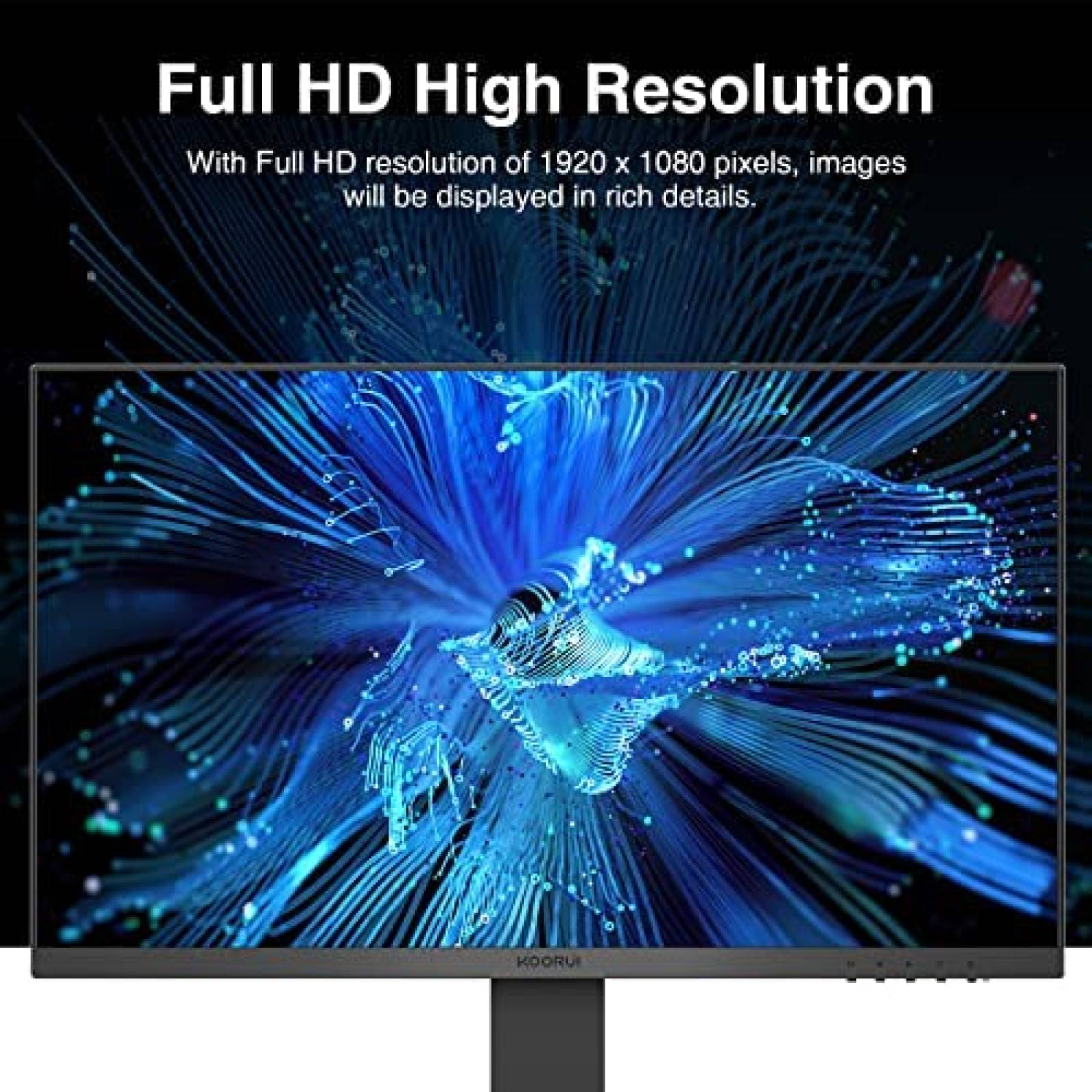 Monitor KOORUI 24N1A 24'' FHD 75Hz 5ms HDMI VGA Freesync