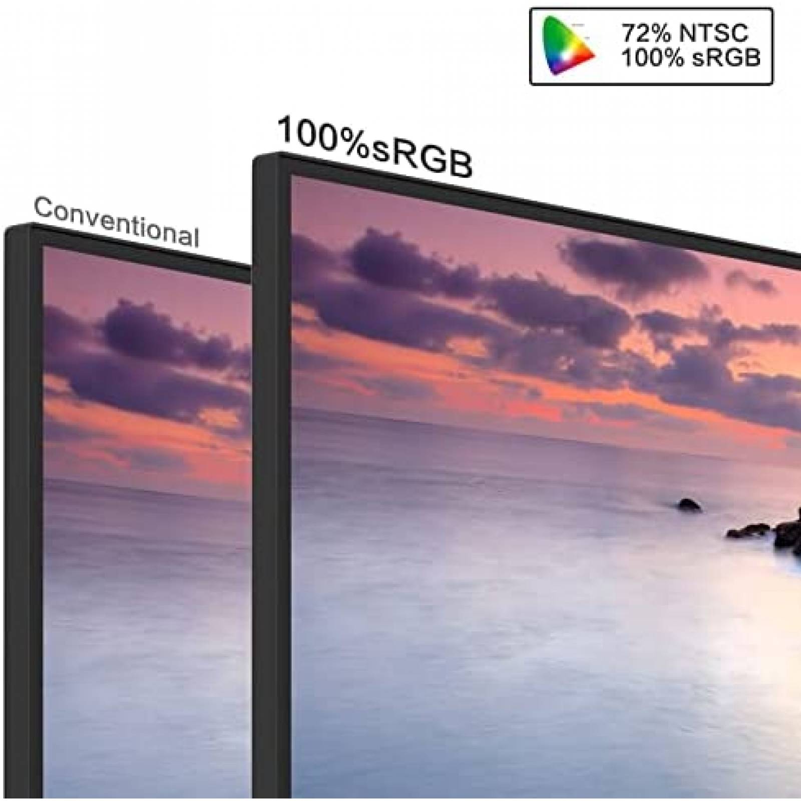 Monitor Viewedge 24'' 1920 x 1080p 75Hz HDMI -Negro