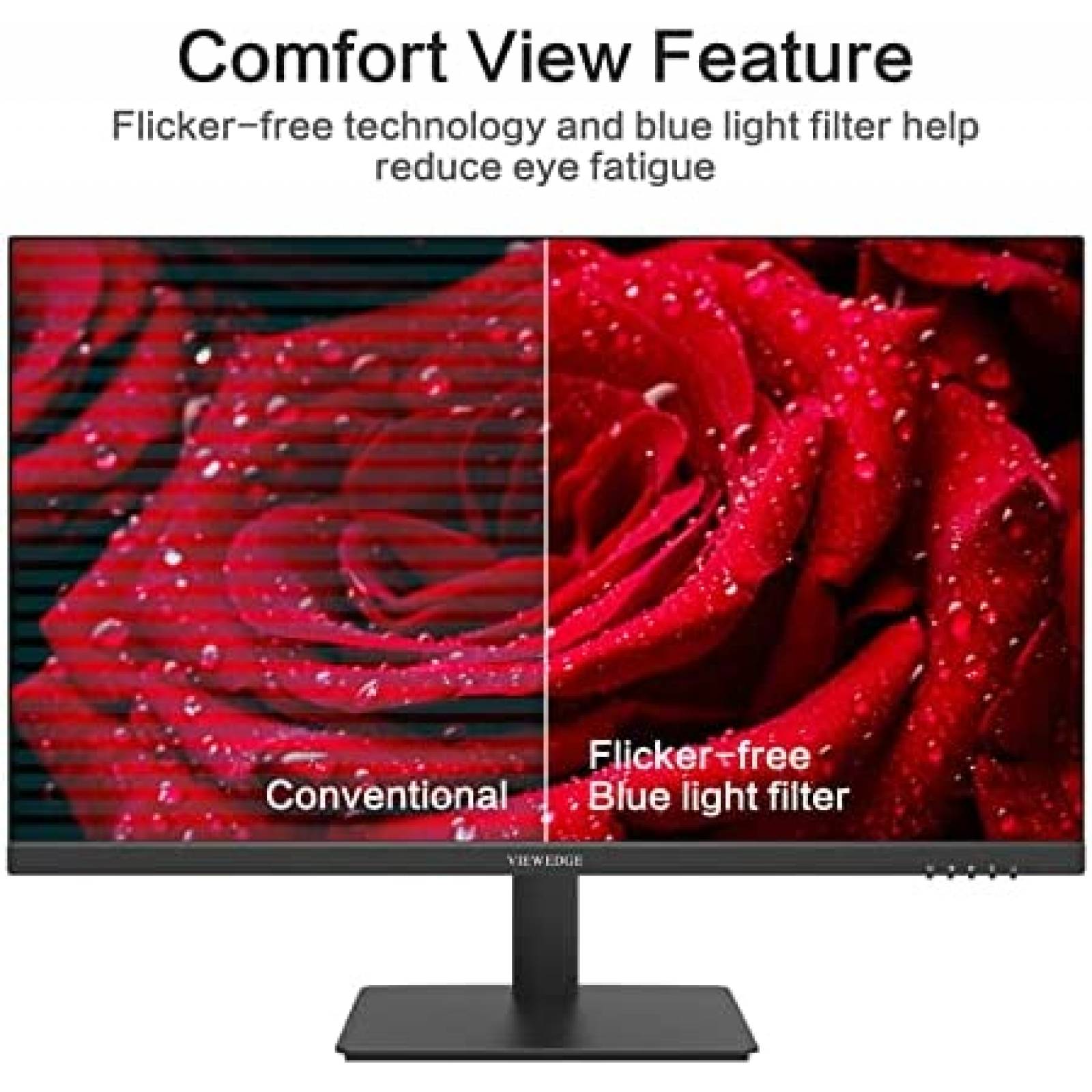 Monitor Viewedge 24'' 1920 x 1080p 75Hz HDMI -Negro