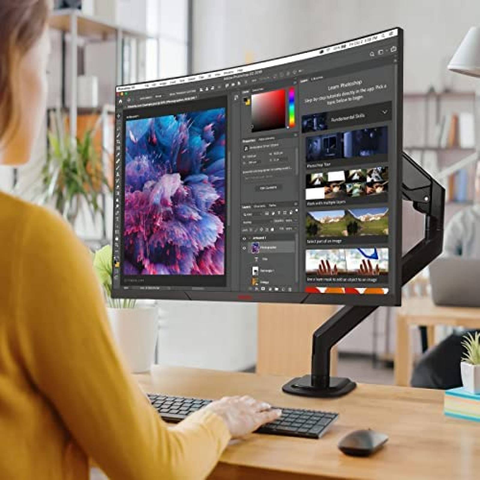 Monitor Gamer KOORUI 27E6QC 27'' 144Hz 1ms QHD -Negro