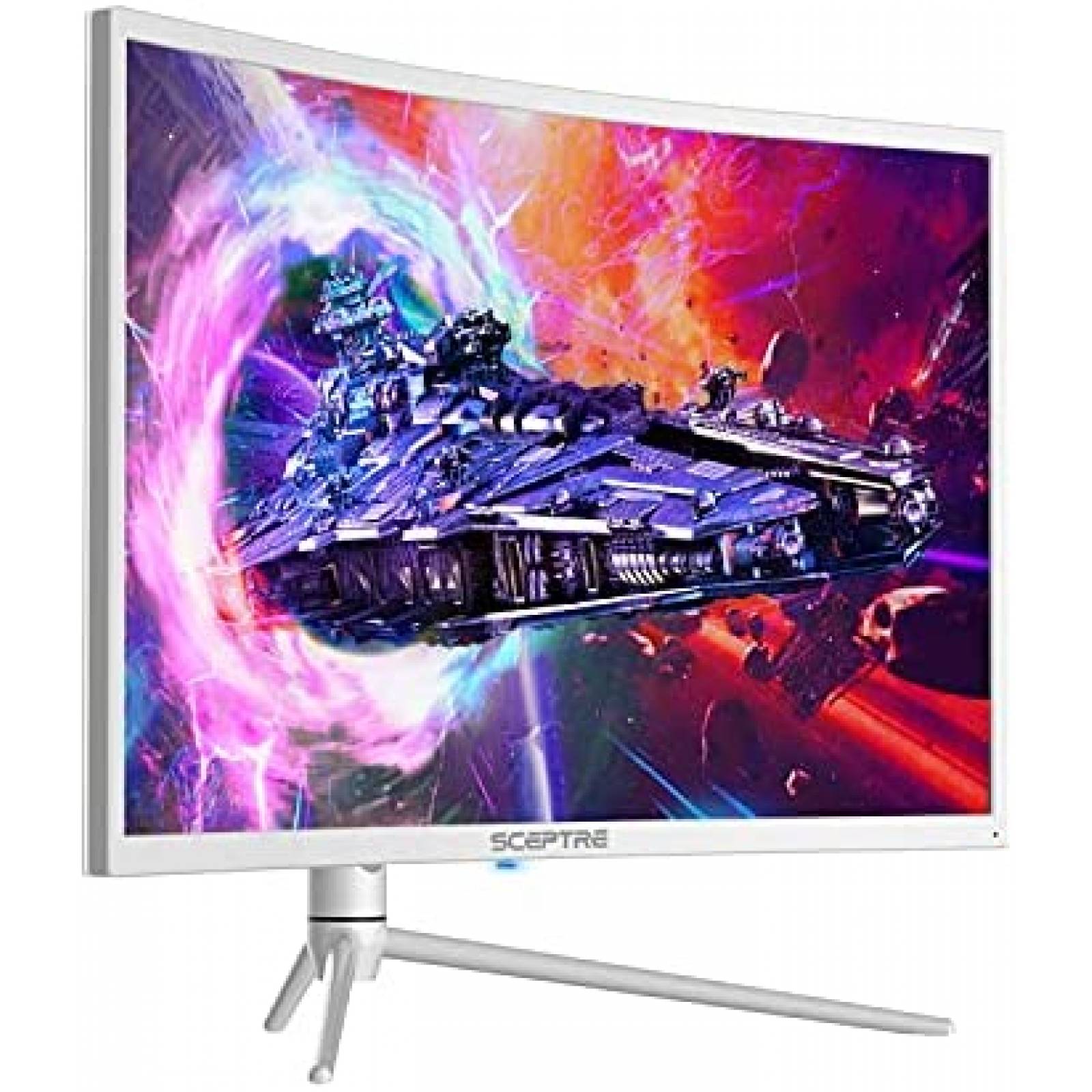 Monitor Curvo Gaming Sceptre 27" 165 Hz 2560x1440 -Blanco