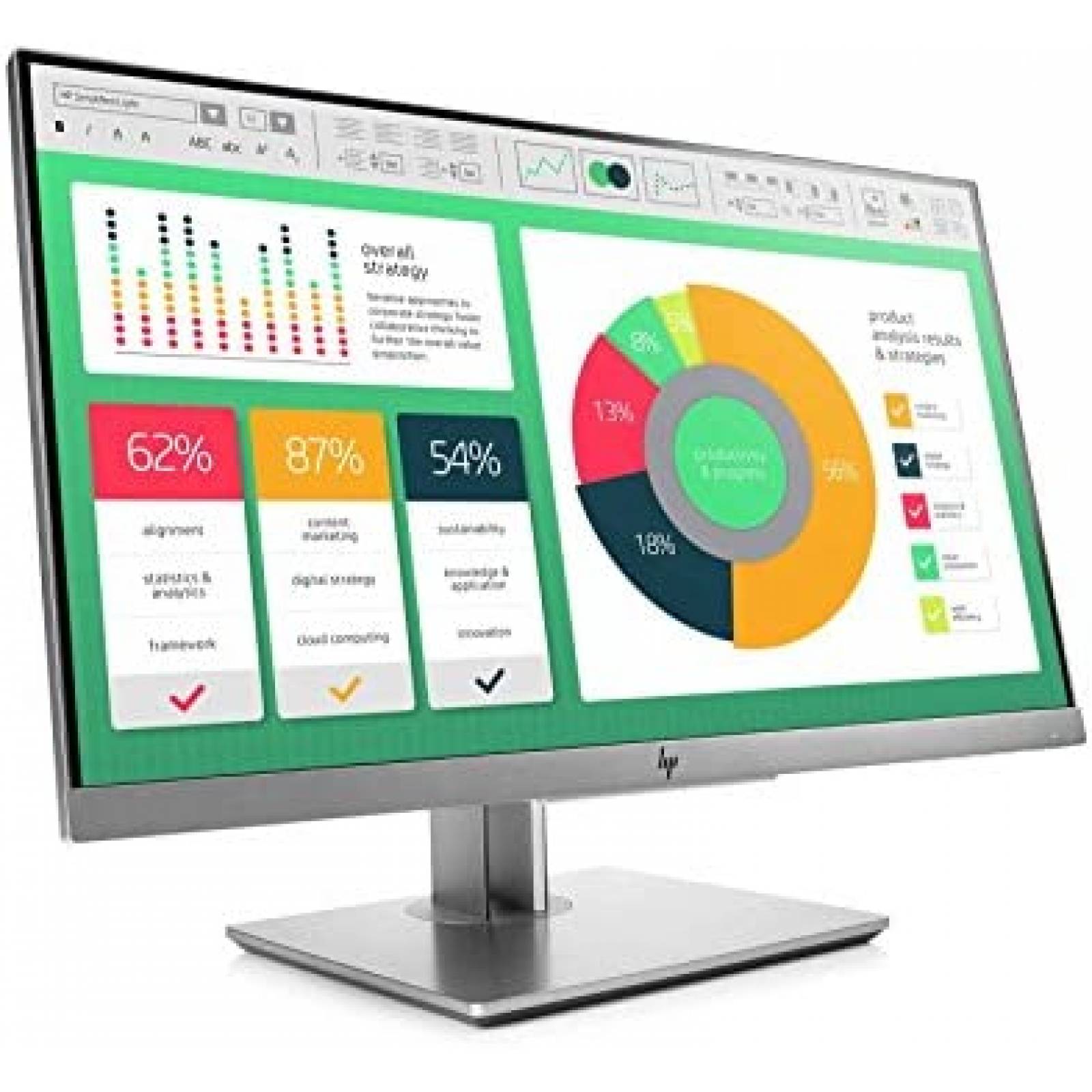 Monitor HP EliteDisplay E223 22'' HD IPS 60Hz -Plateado