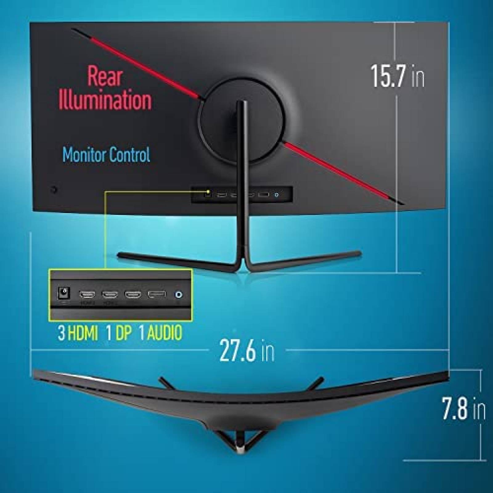 Monitor Curvo Deco Gear 200Hz 1ms 2560x1080 1500R -Negro