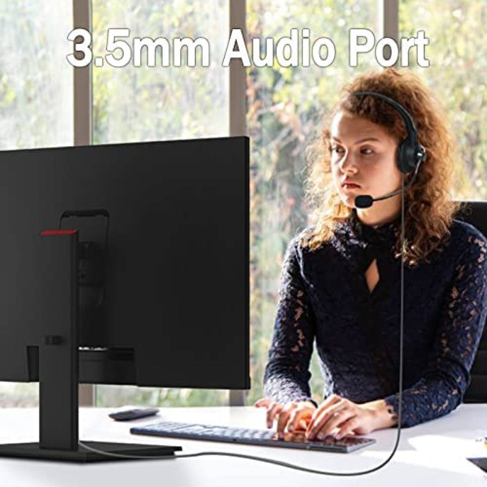 Monitor suevery 27'' sin Marco 75Hz FHD LCD 3.5mm 99 sRGB