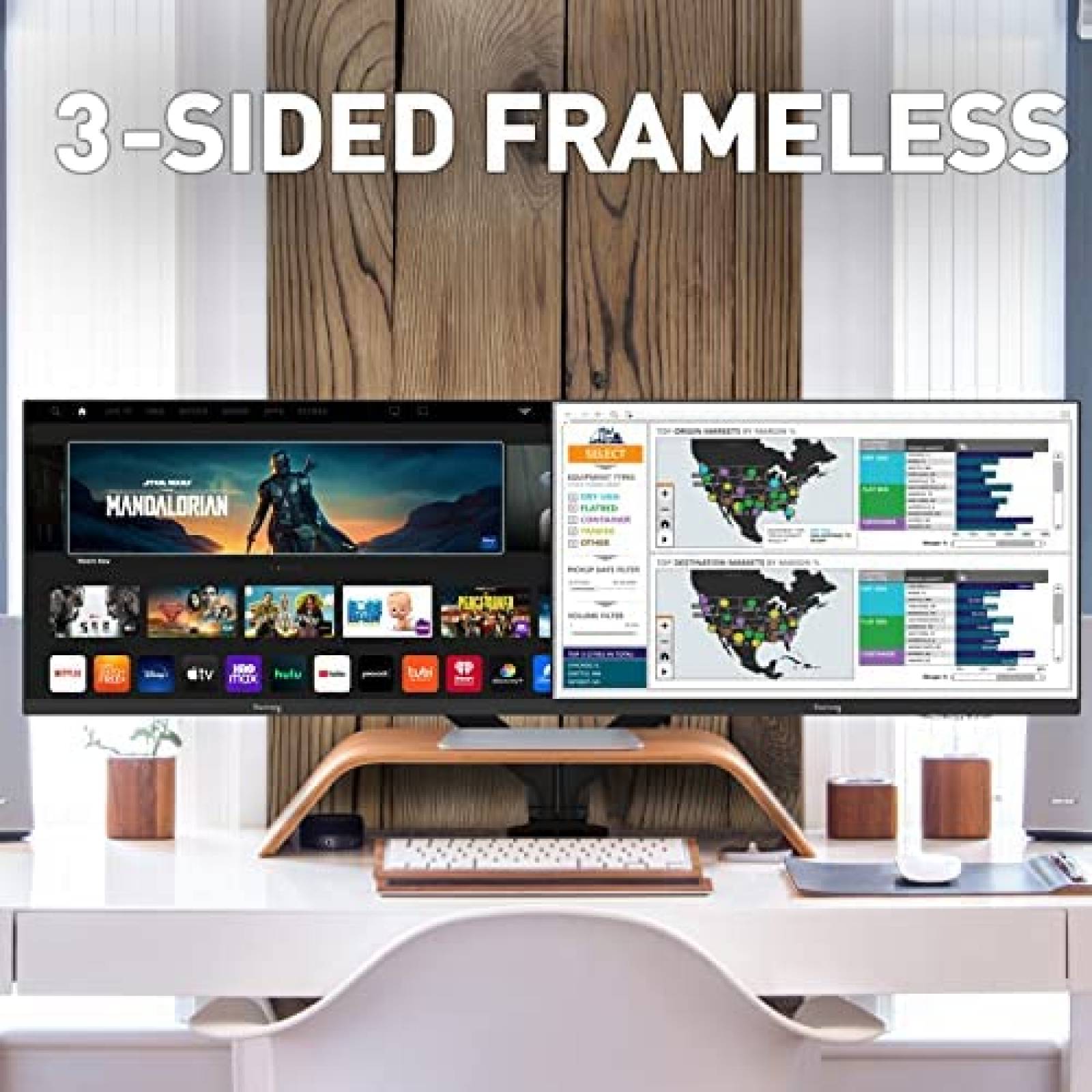 Monitor suevery 27'' sin Marco 75Hz FHD LCD 3.5mm 99 sRGB