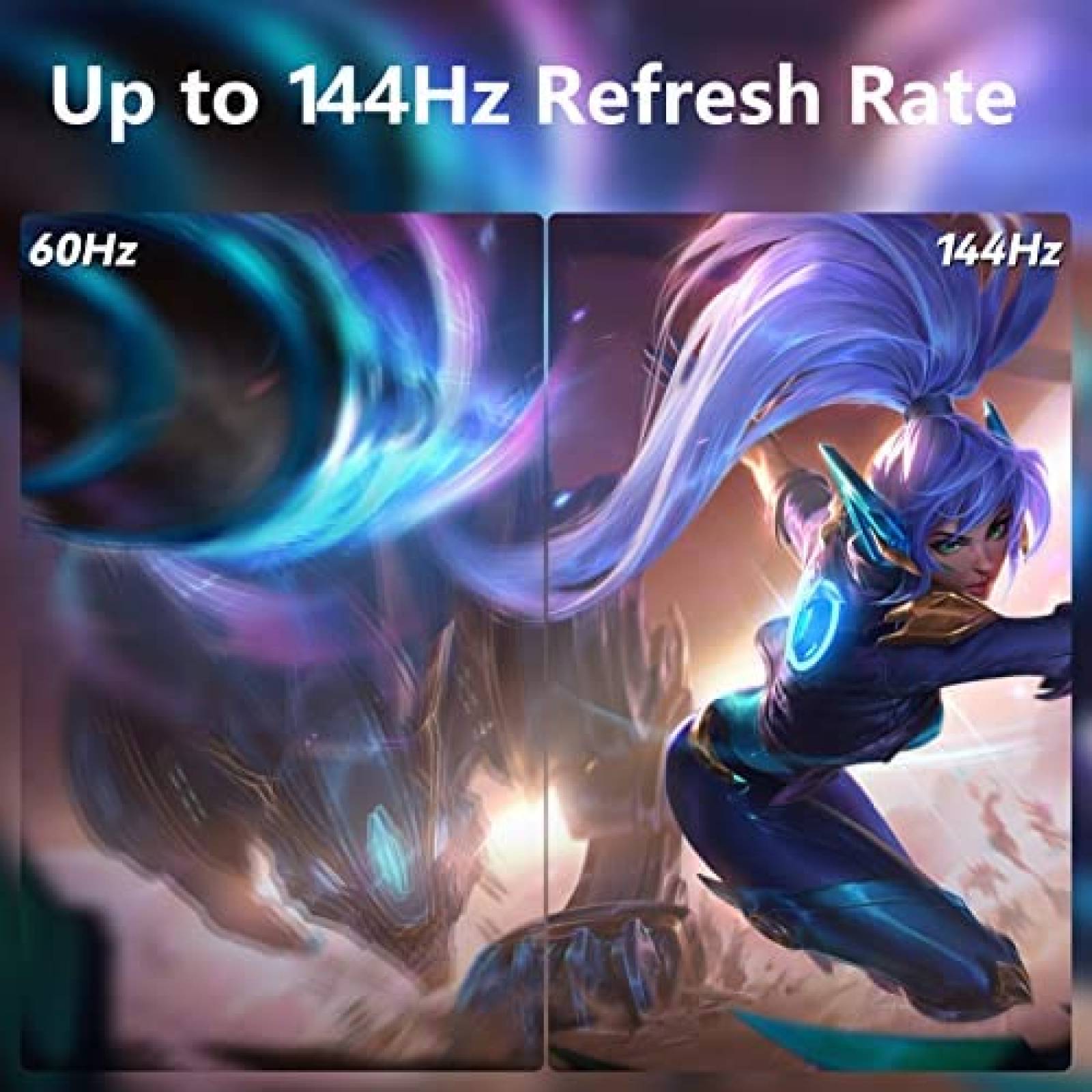 Monitor Gamer INNOCN 27'' 1440p 144Hz 2K QHD HDMI LED -Negro