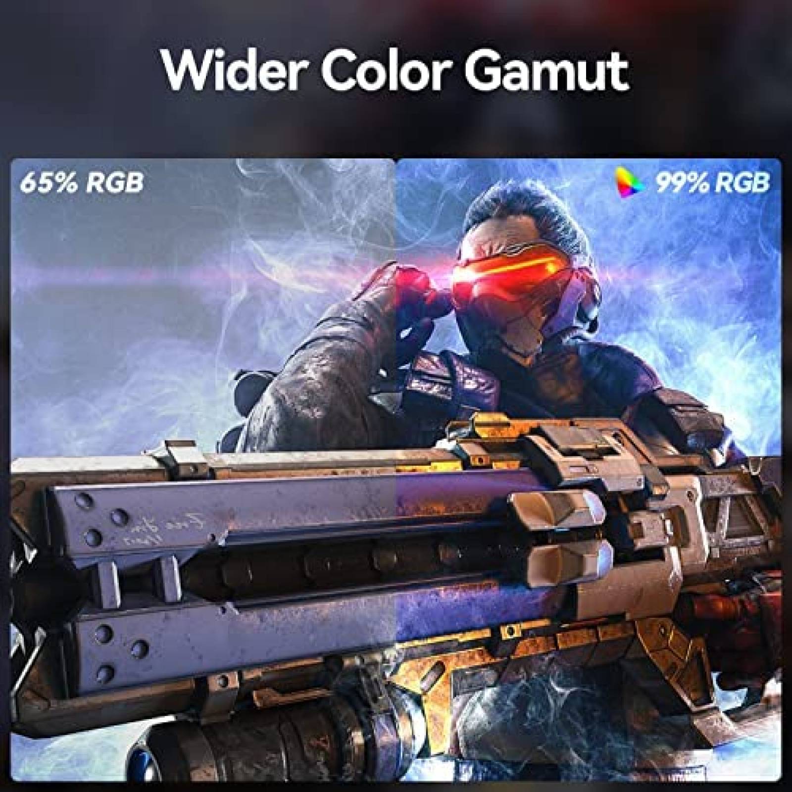 Monitor Gamer INNOCN 27'' 1440p 144Hz 2K QHD HDMI LED -Negro