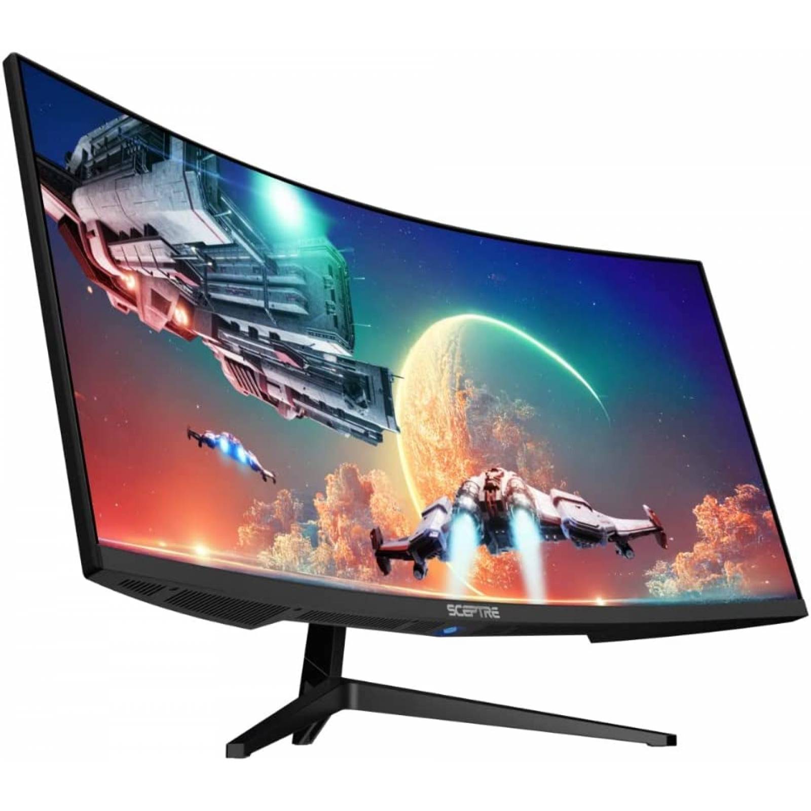 Monitor Curvo Sceptre C345B-QUT168 Ultra Ancho 34" -Negro