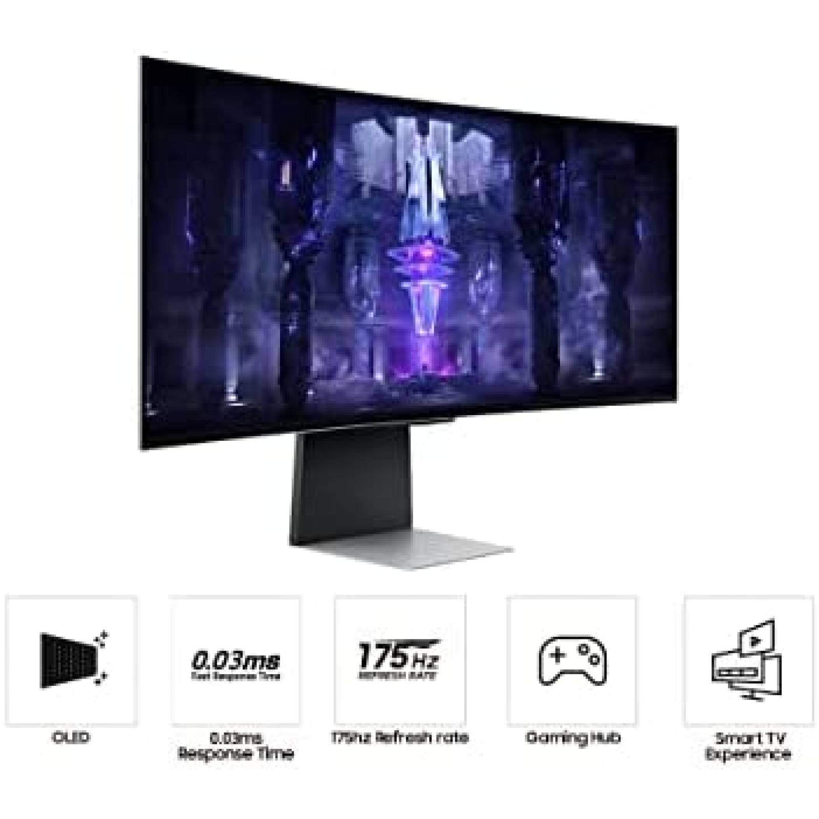 Monitor Curvo Gaming SAMSUNG Odyssey 34" 175 Hz -Negro
