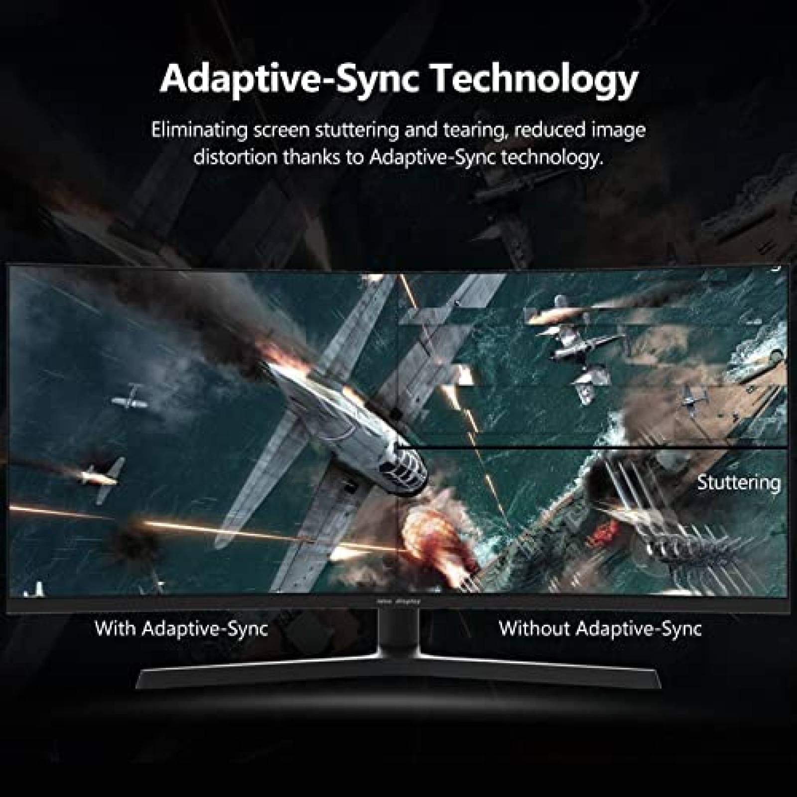 Monitor Curvo Gaming Idea display G34W 34" 165 Hz -Negro