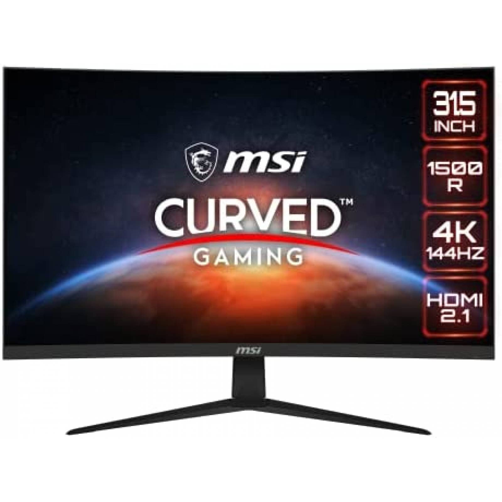 Monitor Gamer MSI G321CU 32'' 3840x2160 UHD 144Hz -Negro