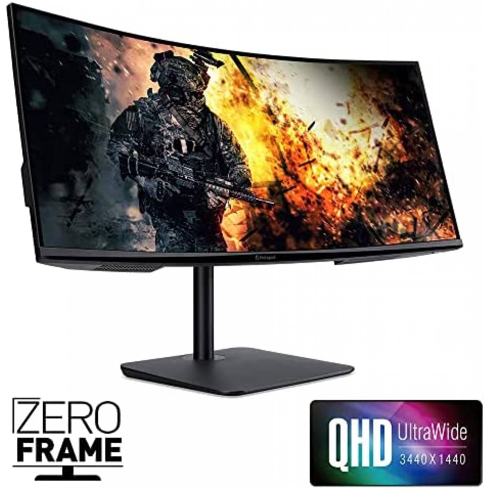 Monitor Curvo Gaming Fire Legend 34HC5CUR 34" 144 Hz -Negro