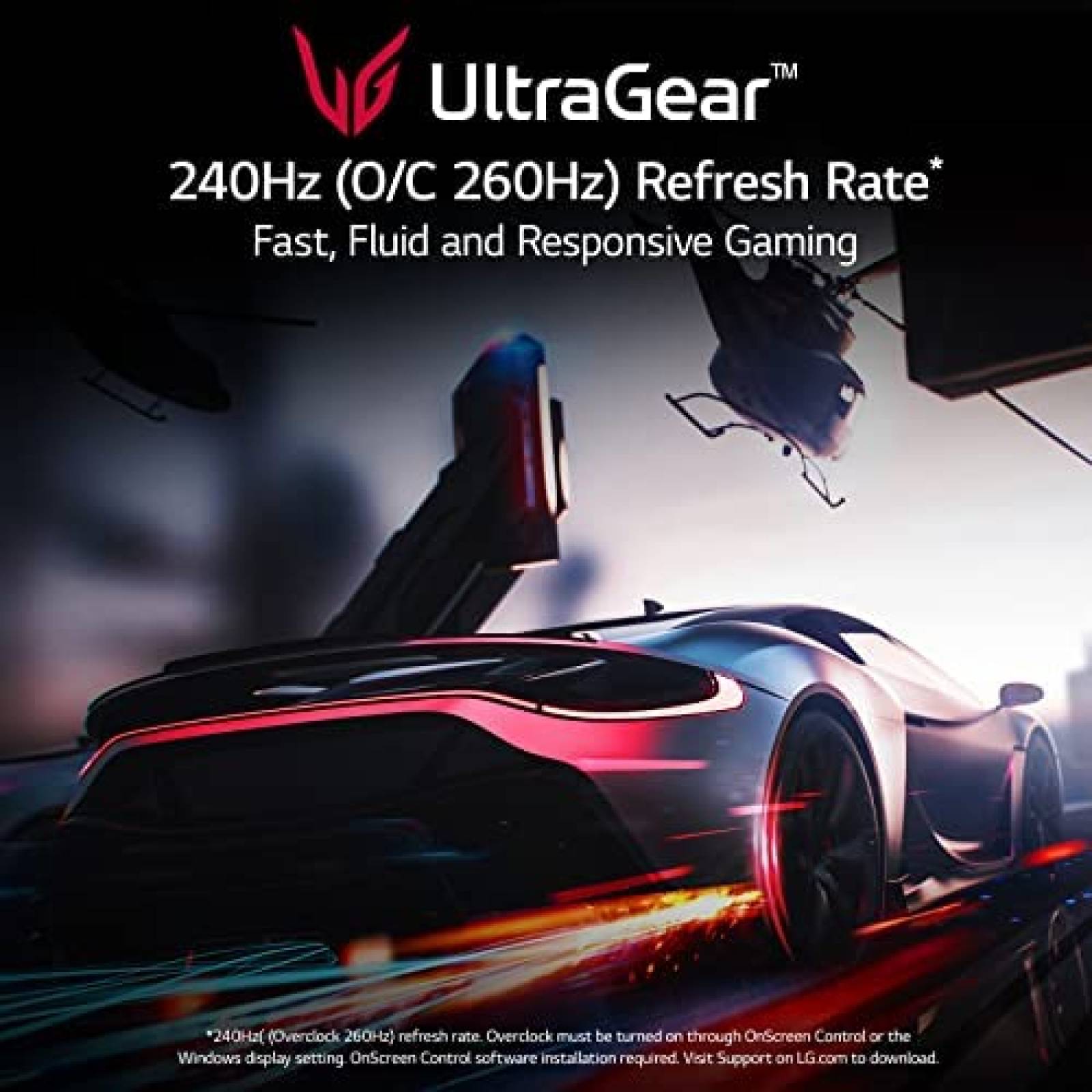 Monitor Gaming LG UltraGear UHD 32" 144 Hz 4K -Negro