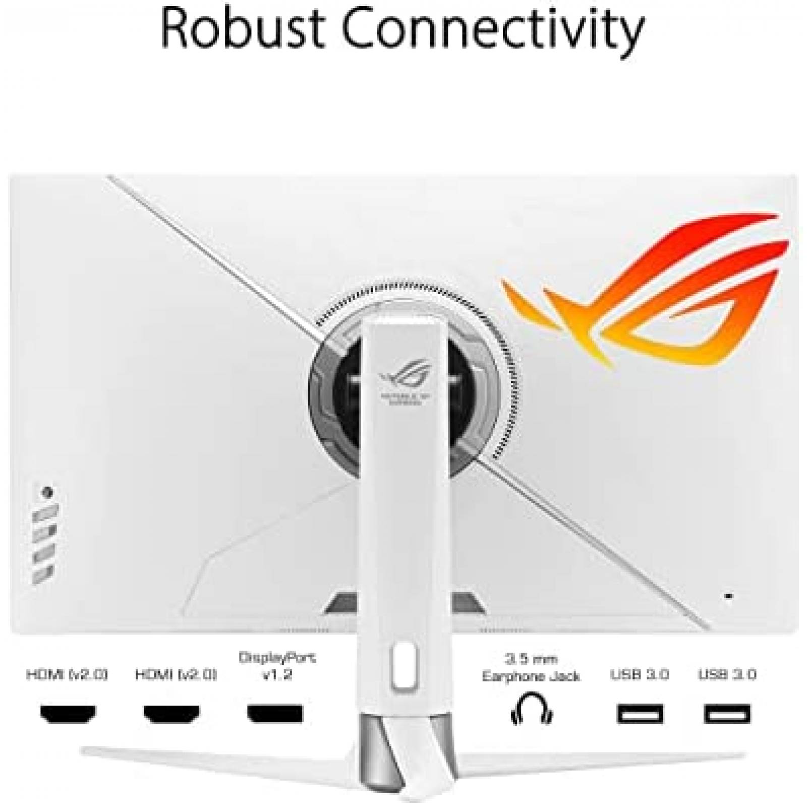 Monitor ASUS PG329Q-W Gaming 1440P de 32" 175Hz -Blanco