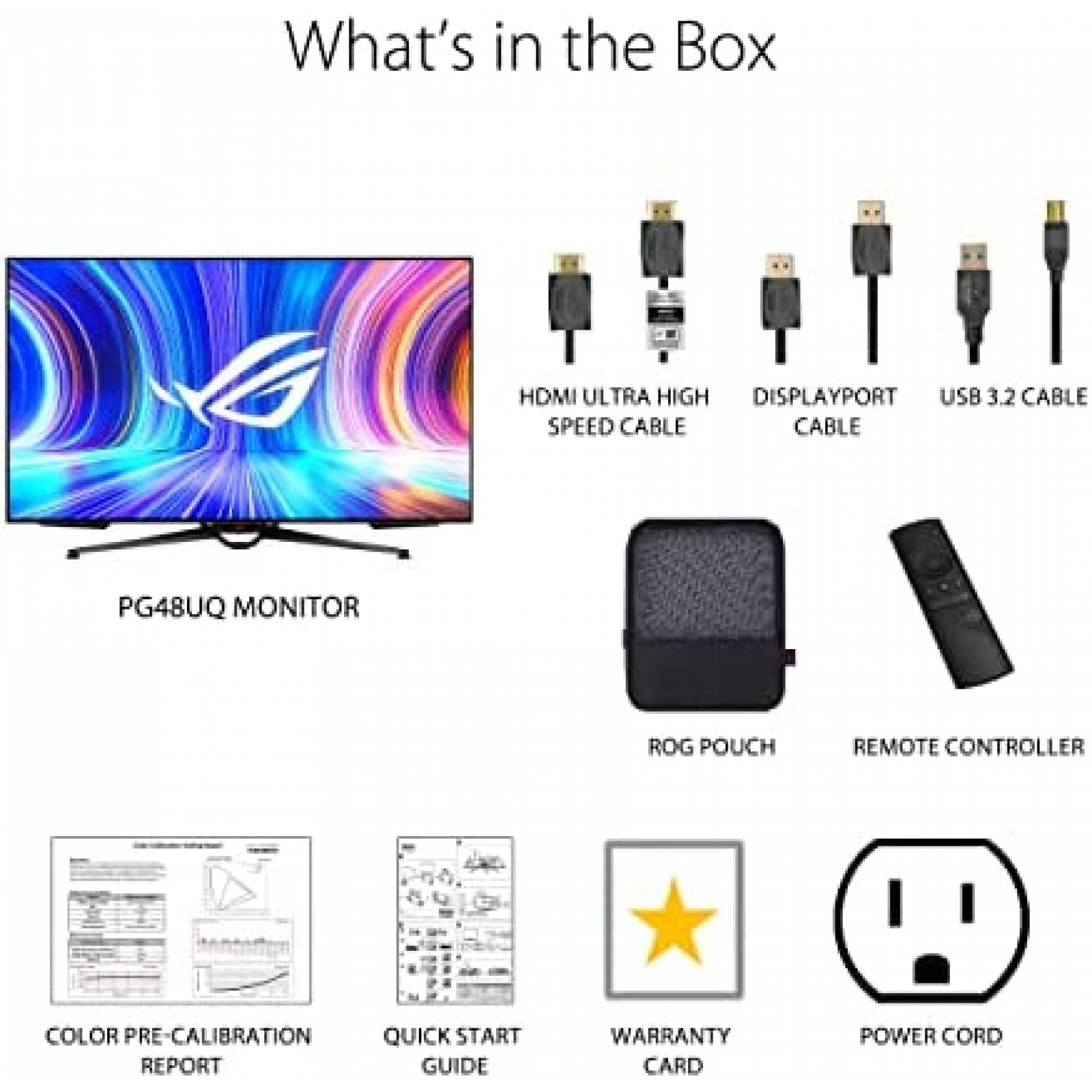 Monitor Gaming ASUS PG48UQ 47.5" 138 Hz HDMI 2.1 -Negro