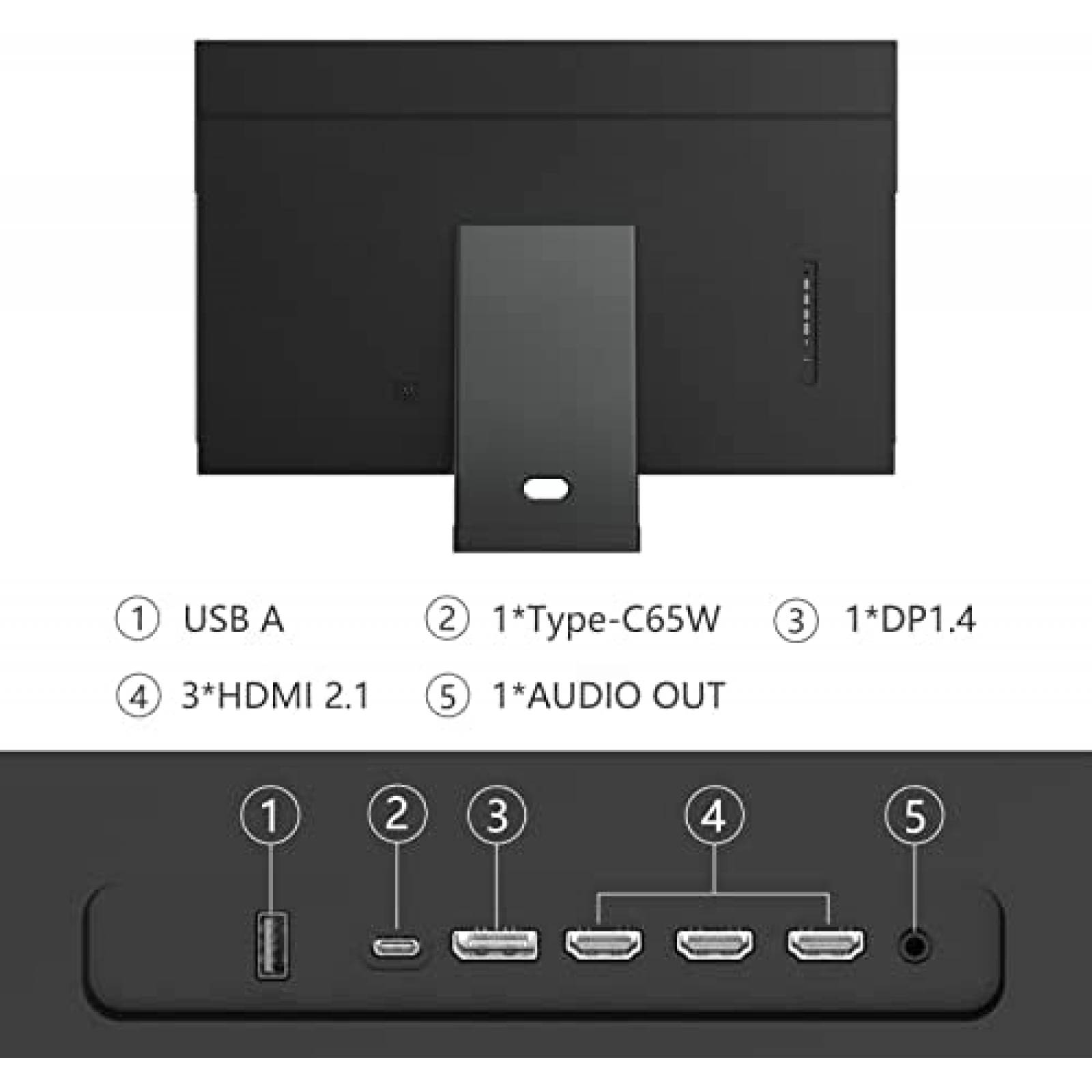 Monitor Curvo INNOCN 48" 4K 138 Hz HDMI 2.1 -Negro