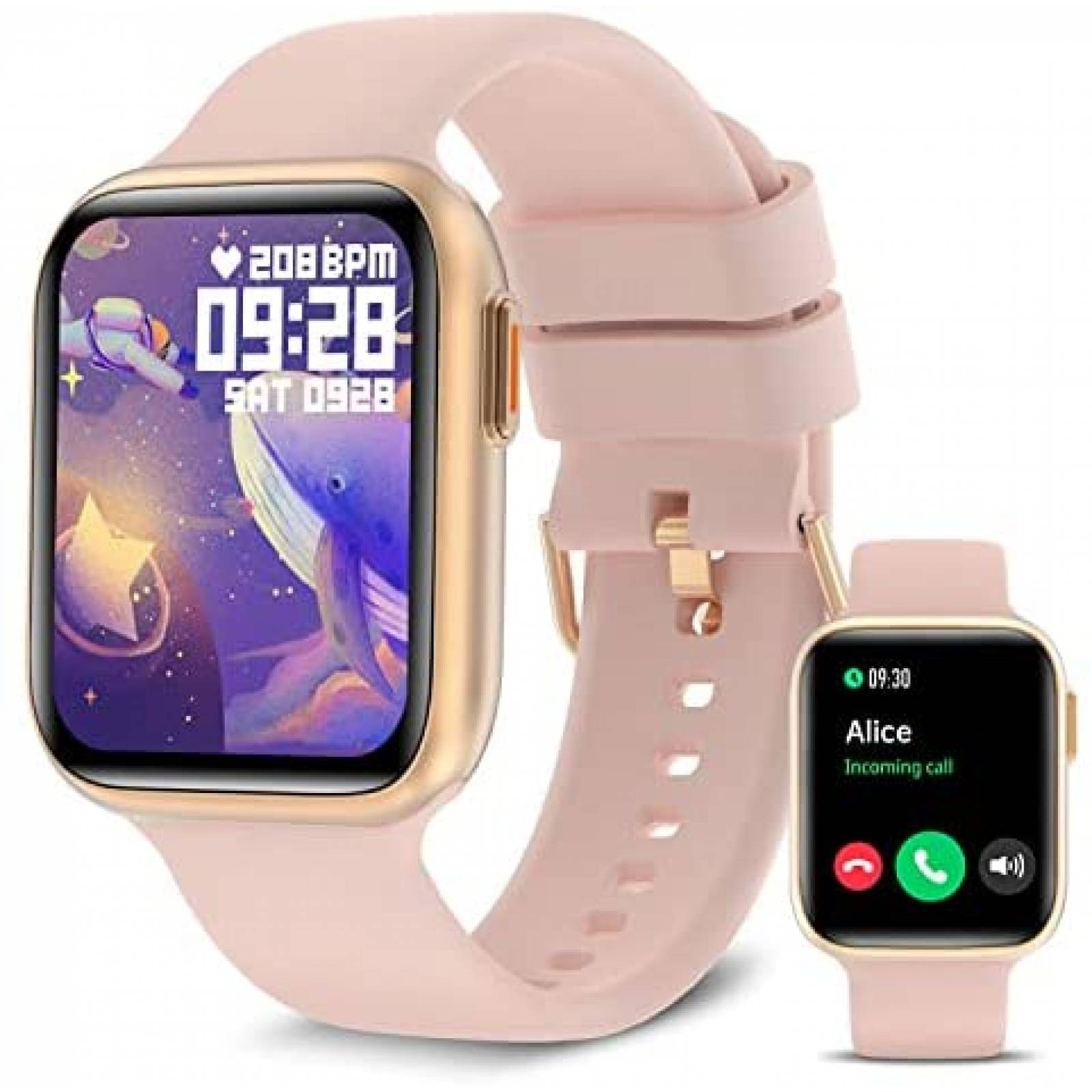SmartWatch BEBINCA Fitness Bluetooth Touchscreen -Rosa