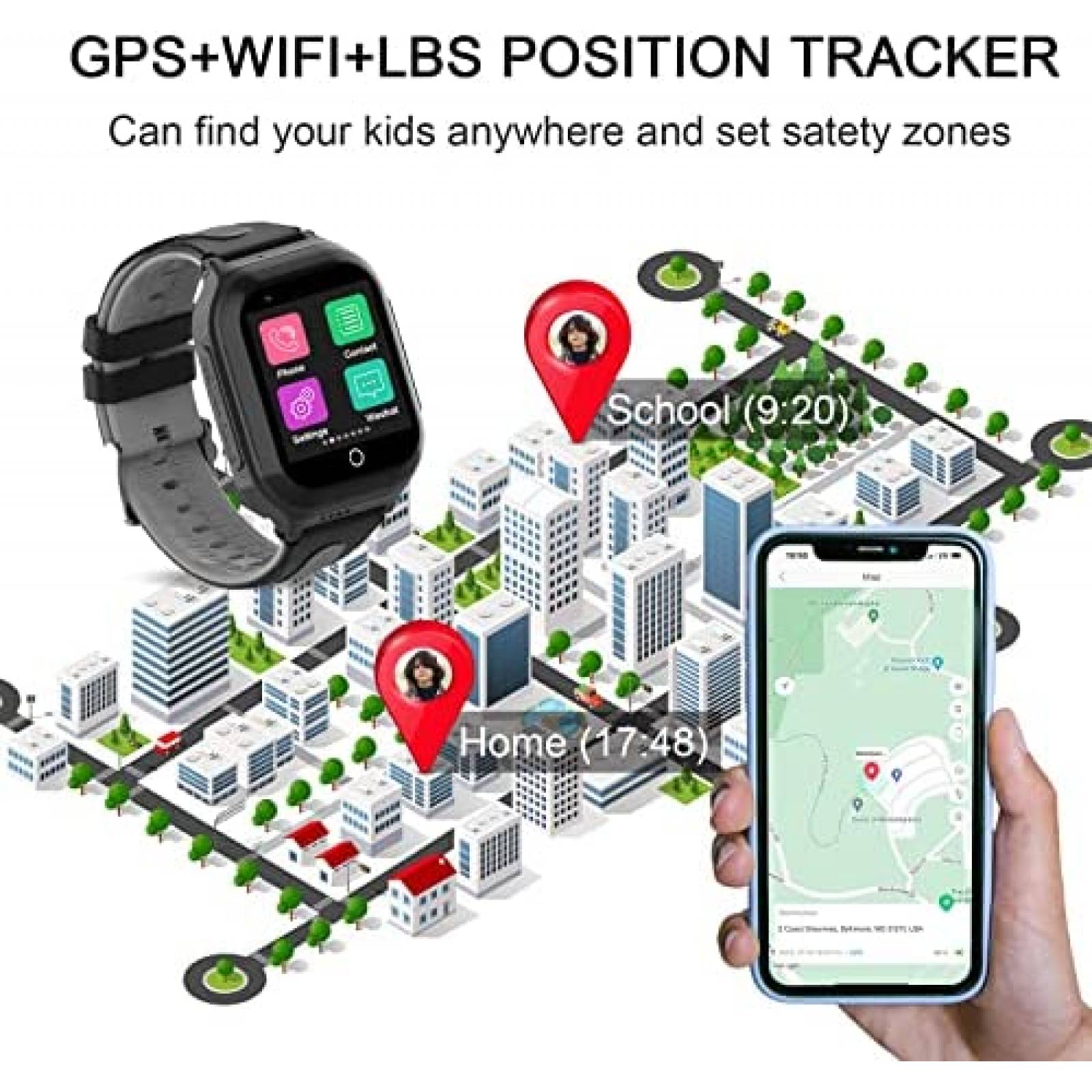 Smartwatch Getfitsoo KT24S GPS Mide Frecuencia Cardiaca