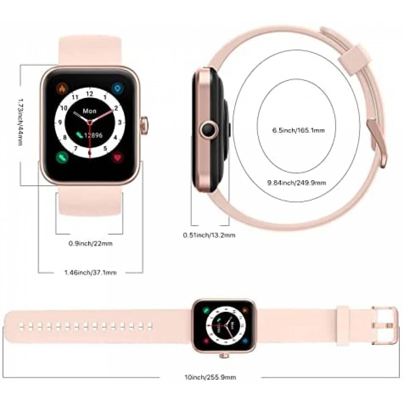 Par de Relojes Inteligentes UMIDIGI con Funcion Fitness