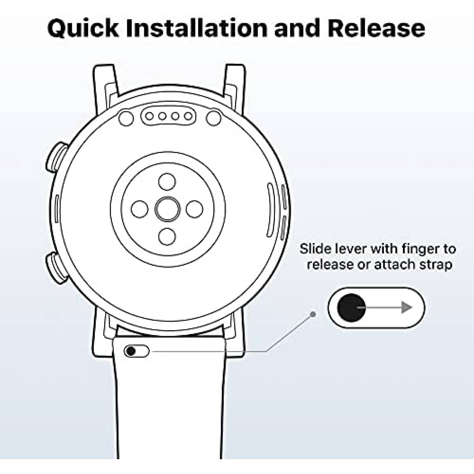 Smartwatch Ticwatch E3 Resistente al Agua 20 mm -Negro